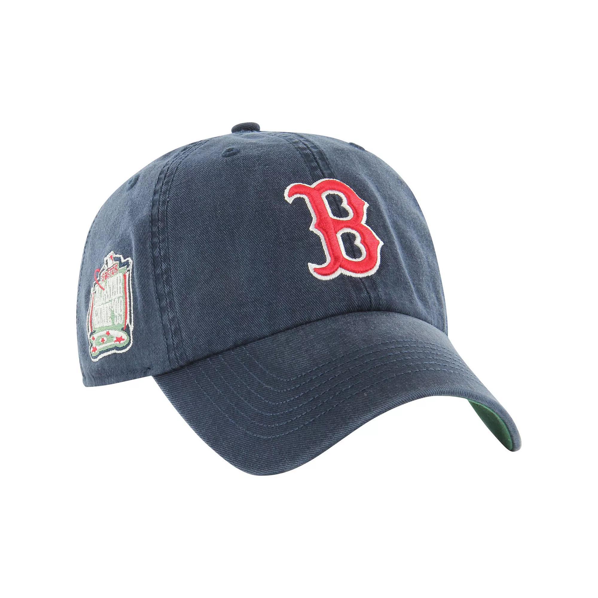 Men's '47 Navy Boston Red Sox Sure Shot Classic Franchise Fitted Hat, Size: Large, Blue Product Image