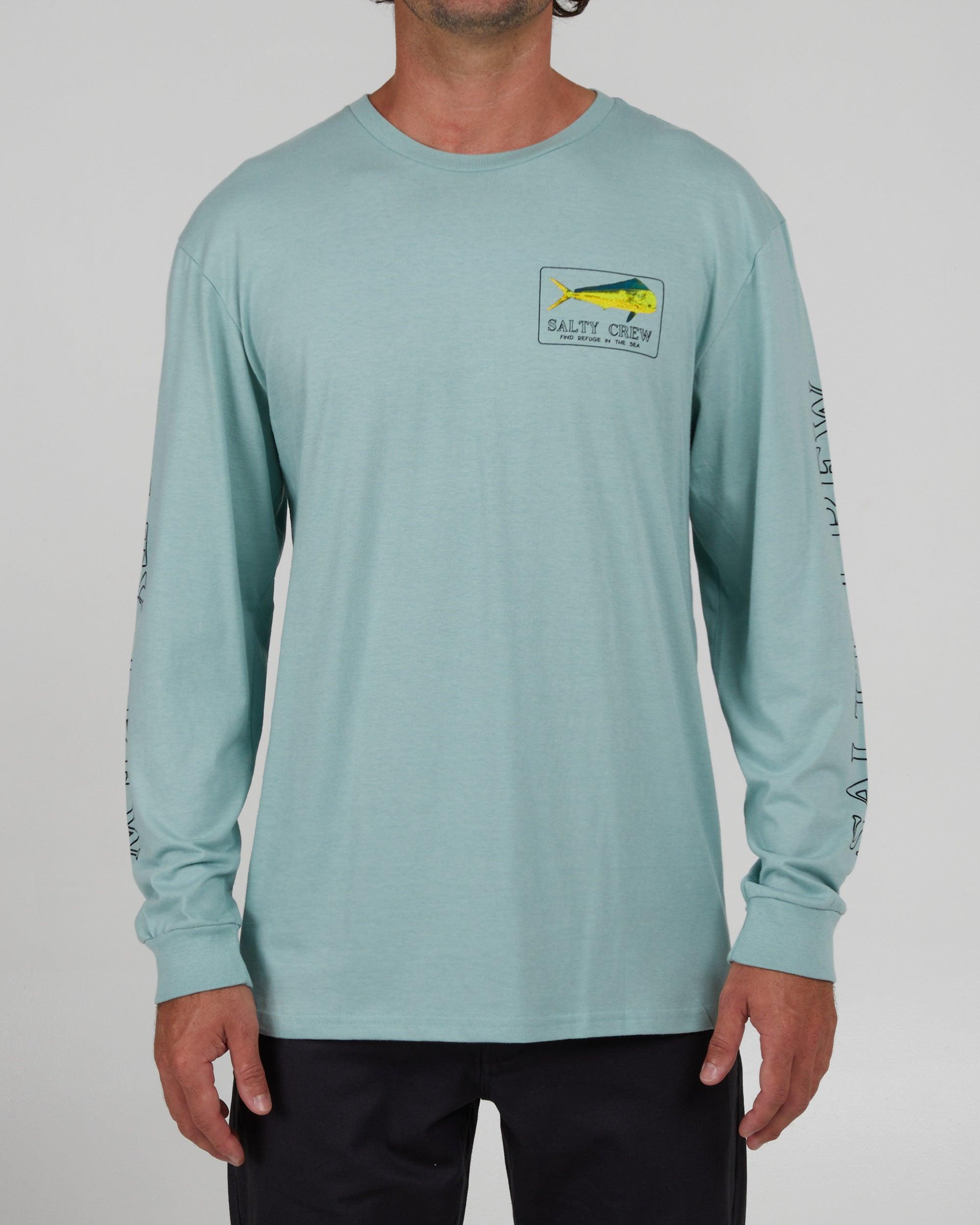 Golden Mahi L/S Tee - Mackerel Male Product Image