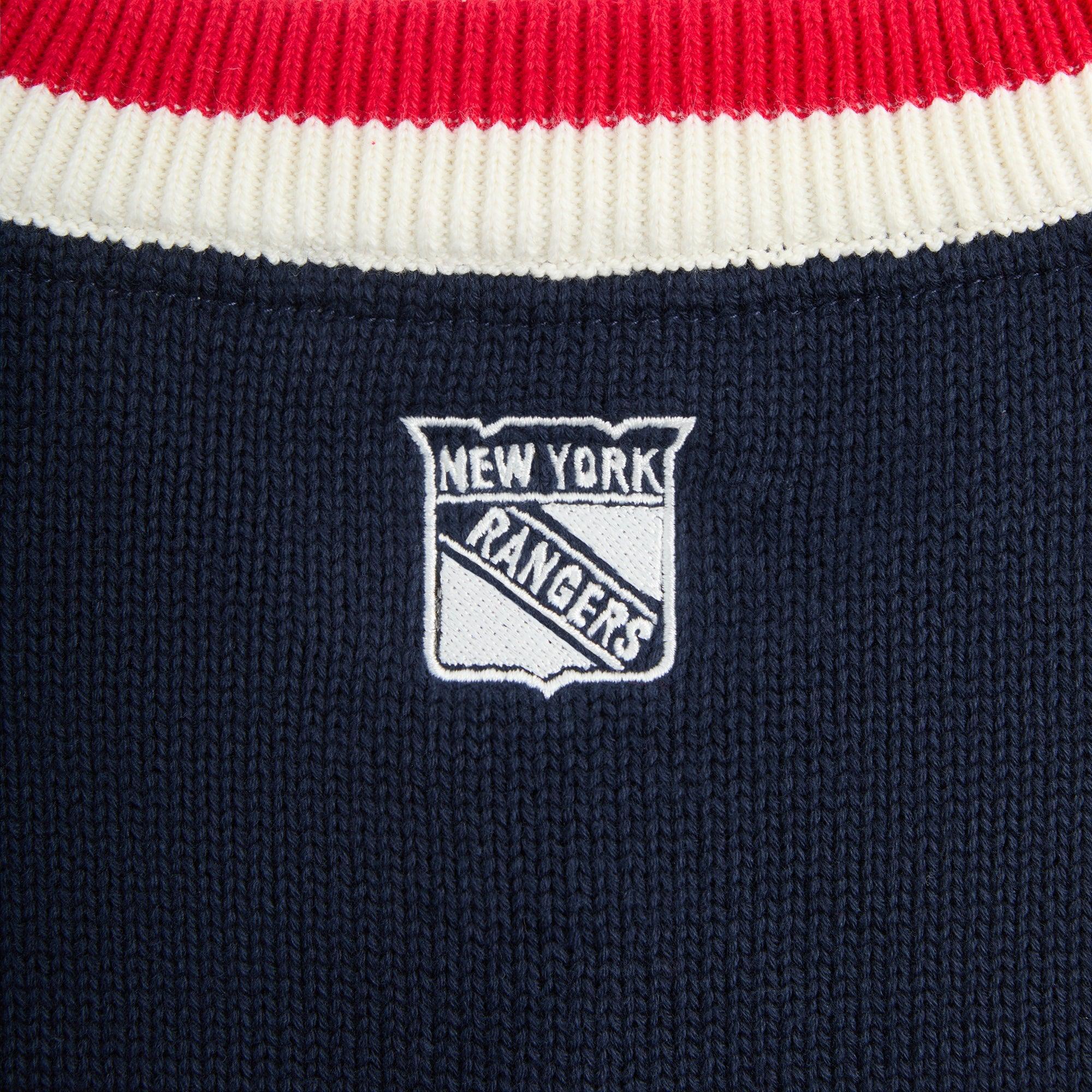 Kith for the New York Rangers V-Neck Lewis Sweater - Nocturnal Male Product Image