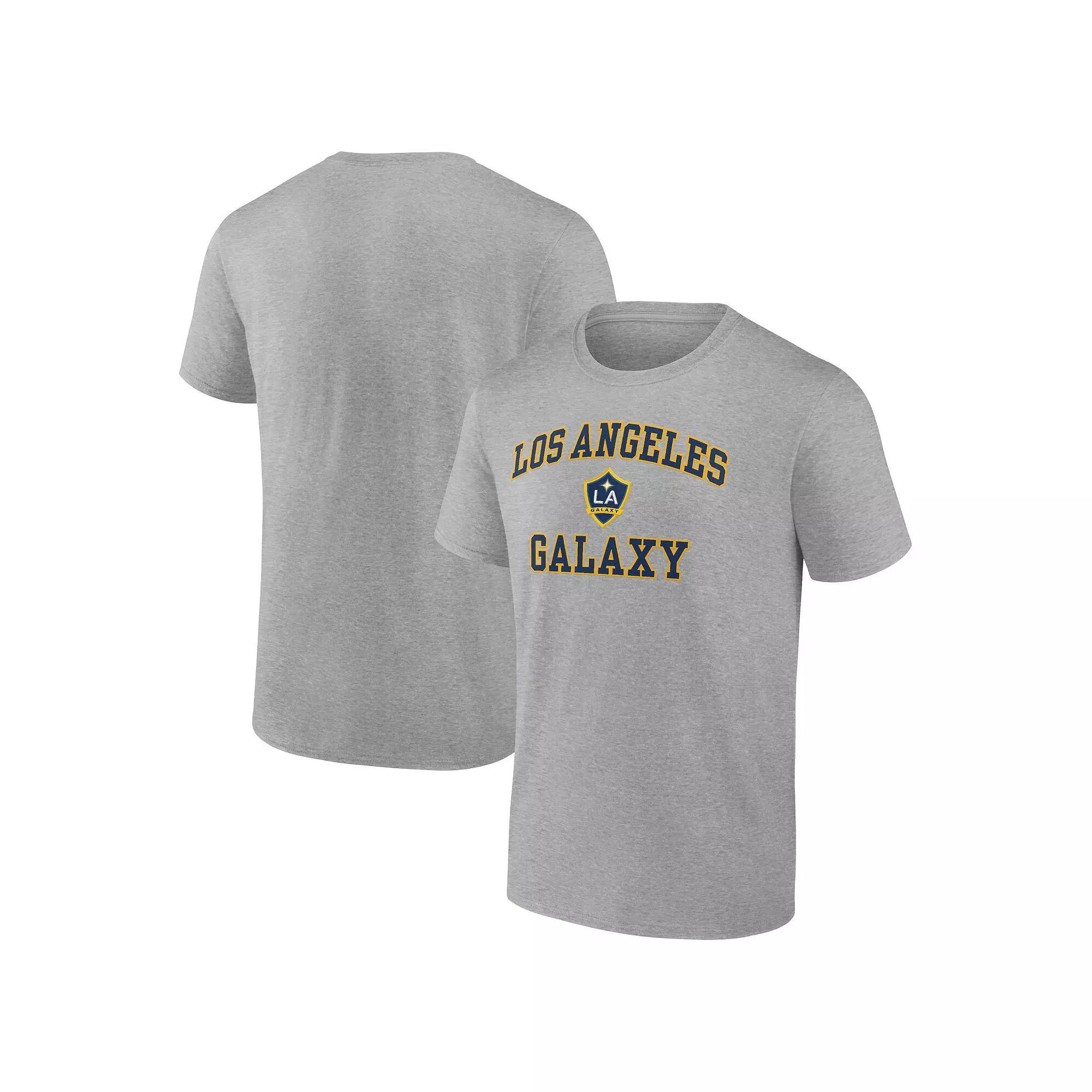 Men's Fanatics Branded Steel LA Galaxy Heart & Soul T-Shirt, Size: Large, Silver Product Image