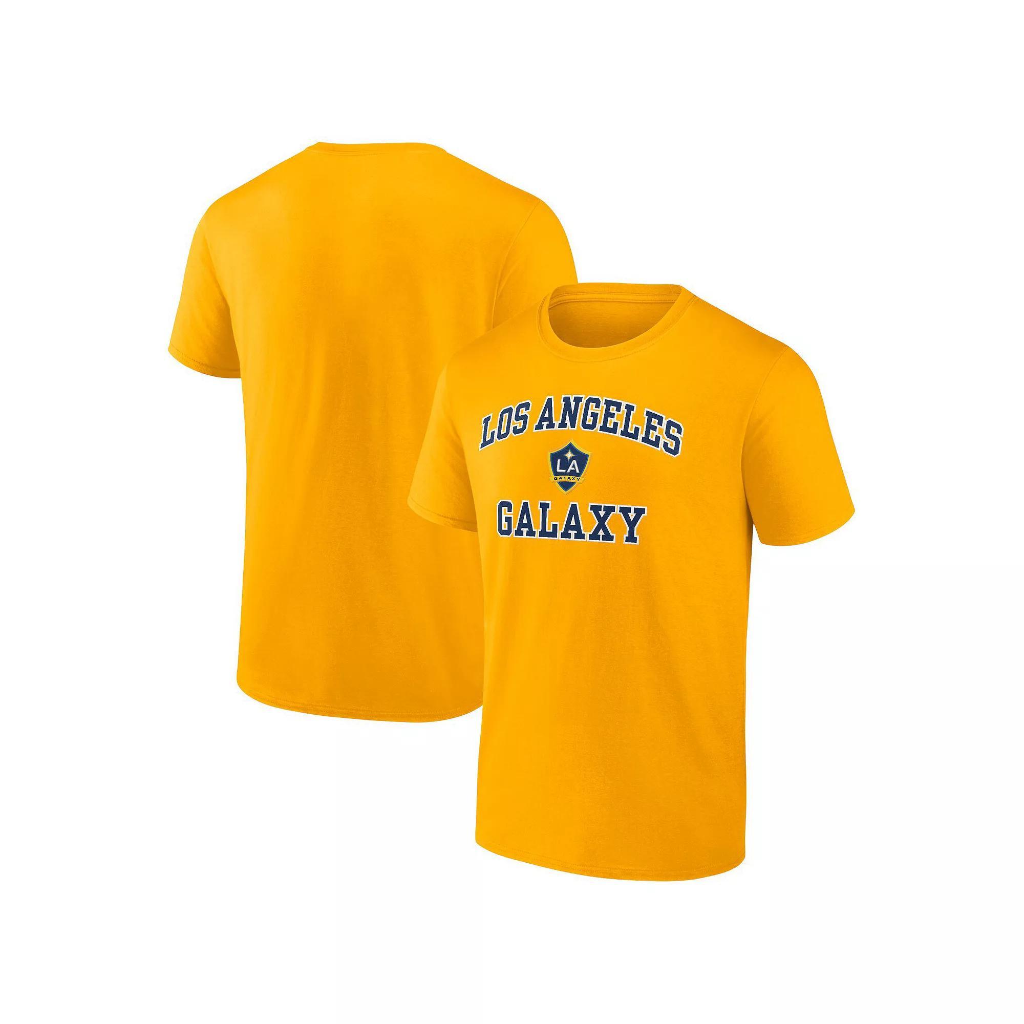 Men's Fanatics Branded Steel LA Galaxy Heart & Soul T-Shirt, Size: Large, Silver Product Image