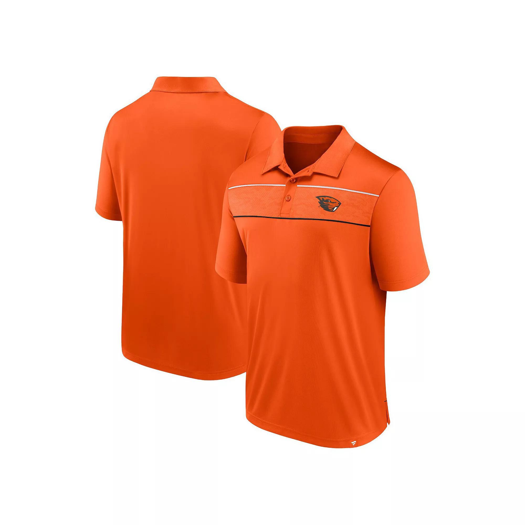 Men's Fanatics Branded  Orange Oregon State Beavers Defender Polo, Size: Large Product Image