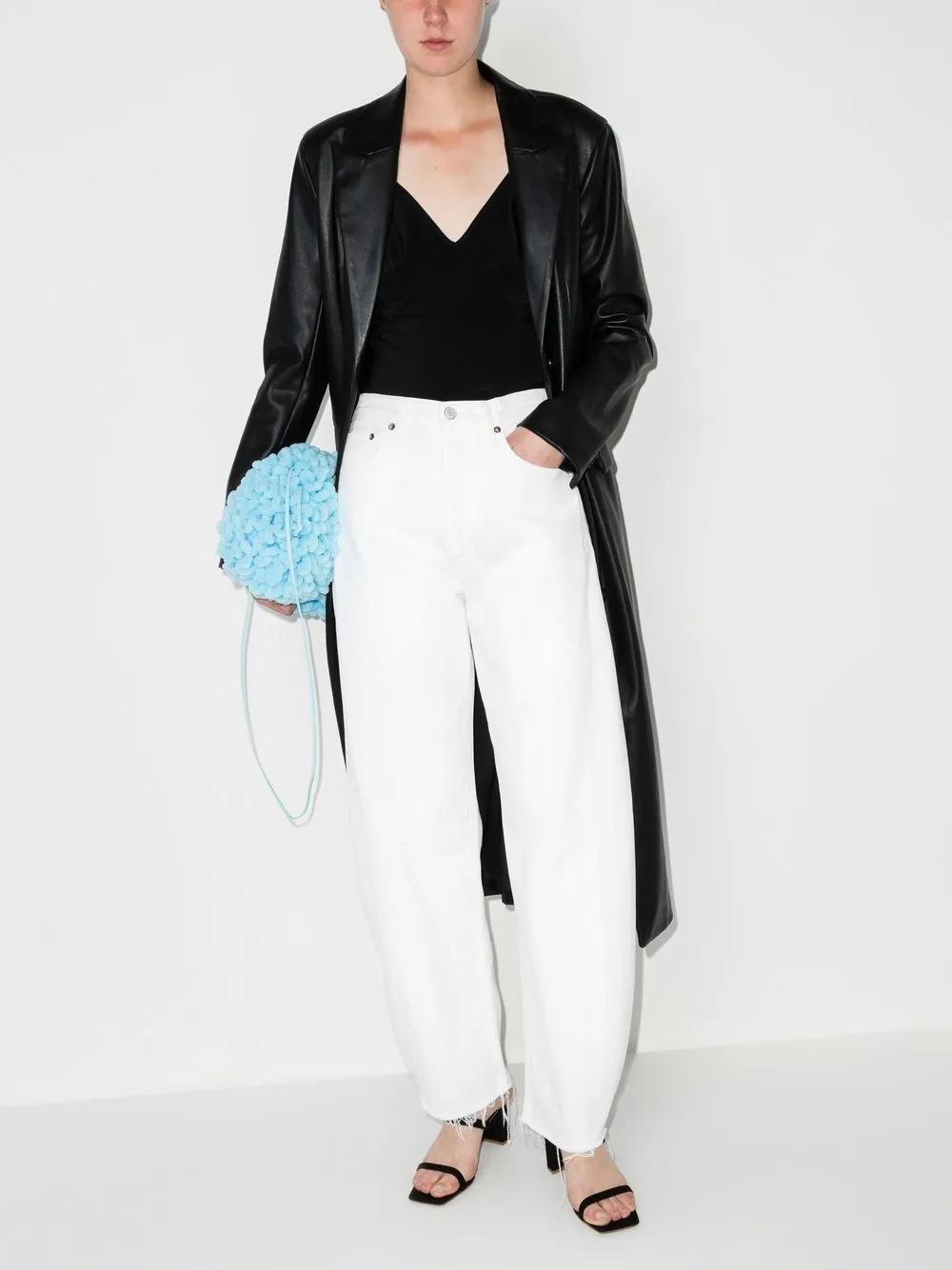 high-waist wide-leg jeans Product Image