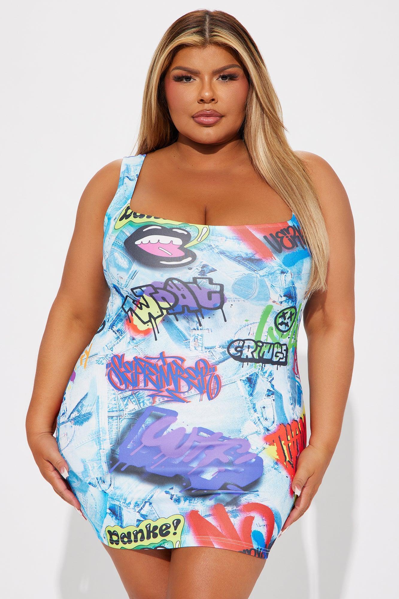 That Feeling Micro Mini Dress - Multi Color Product Image