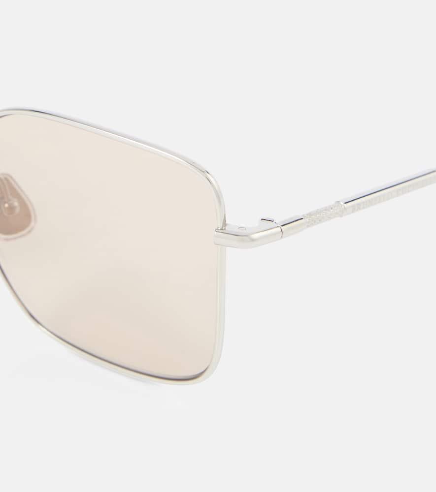 BRUNELLO CUCINELLI Timeless Reflections Square Sunglasses In Silver Product Image