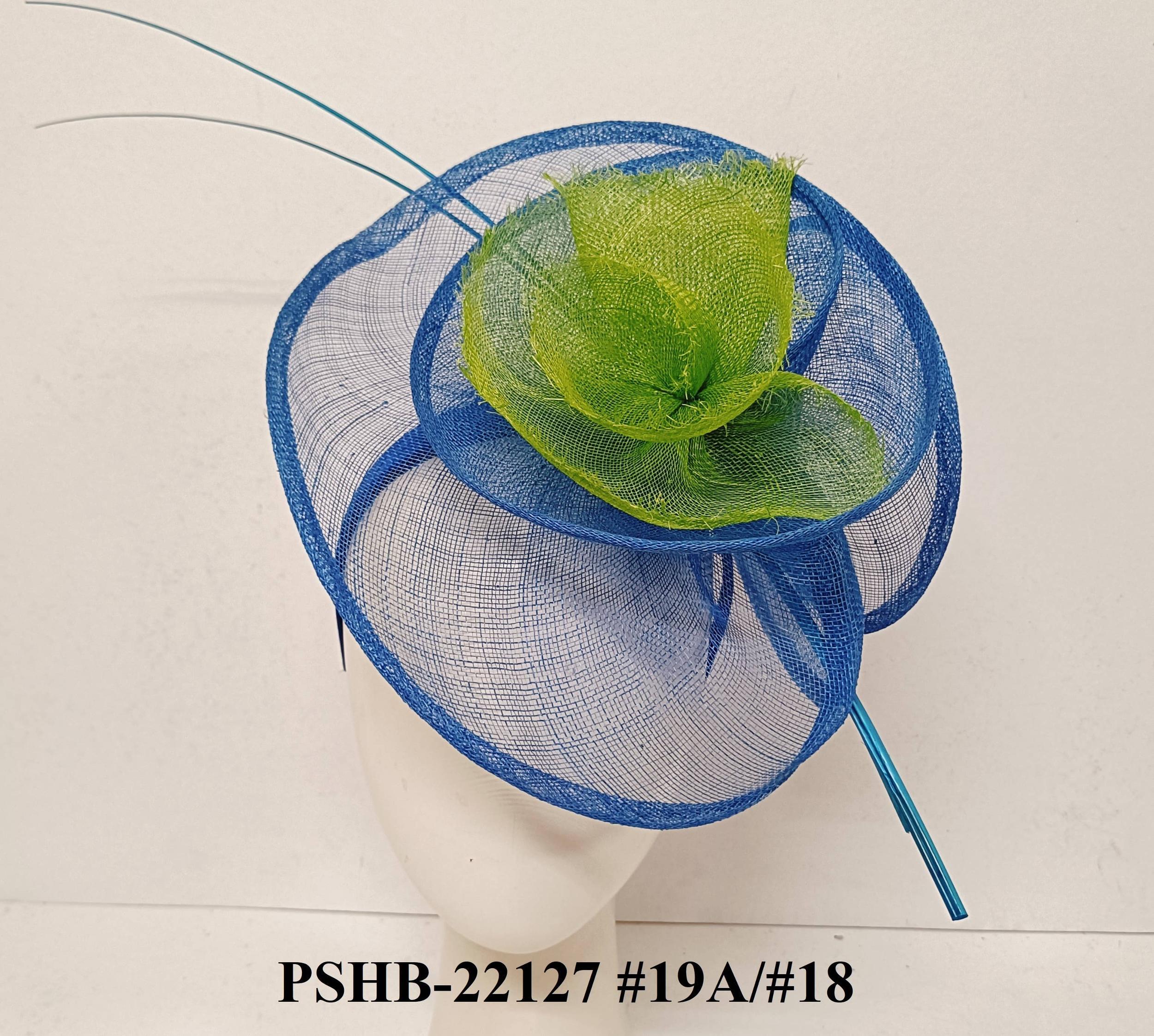 2Tone Sinamay Fascinator With 2 Quill Stick Feathers Product Image