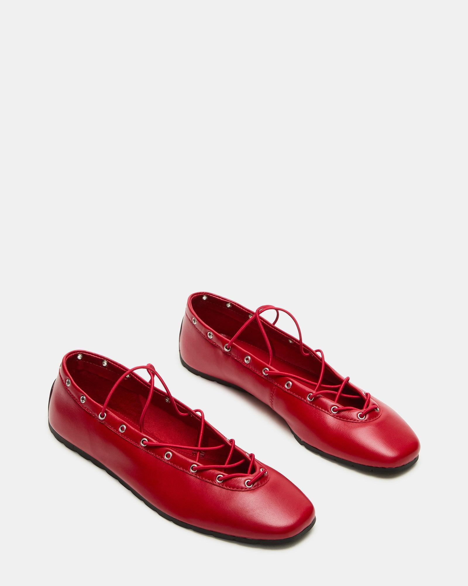 POINTE RED LEATHER Female Product Image