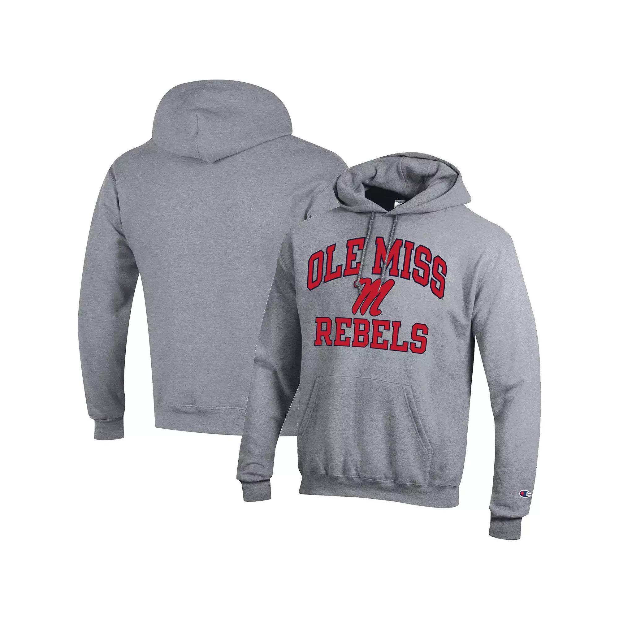 Men's Champion Heather Gray Florida Gators High Motor Pullover Hoodie, Size: 2XL, Grey Product Image