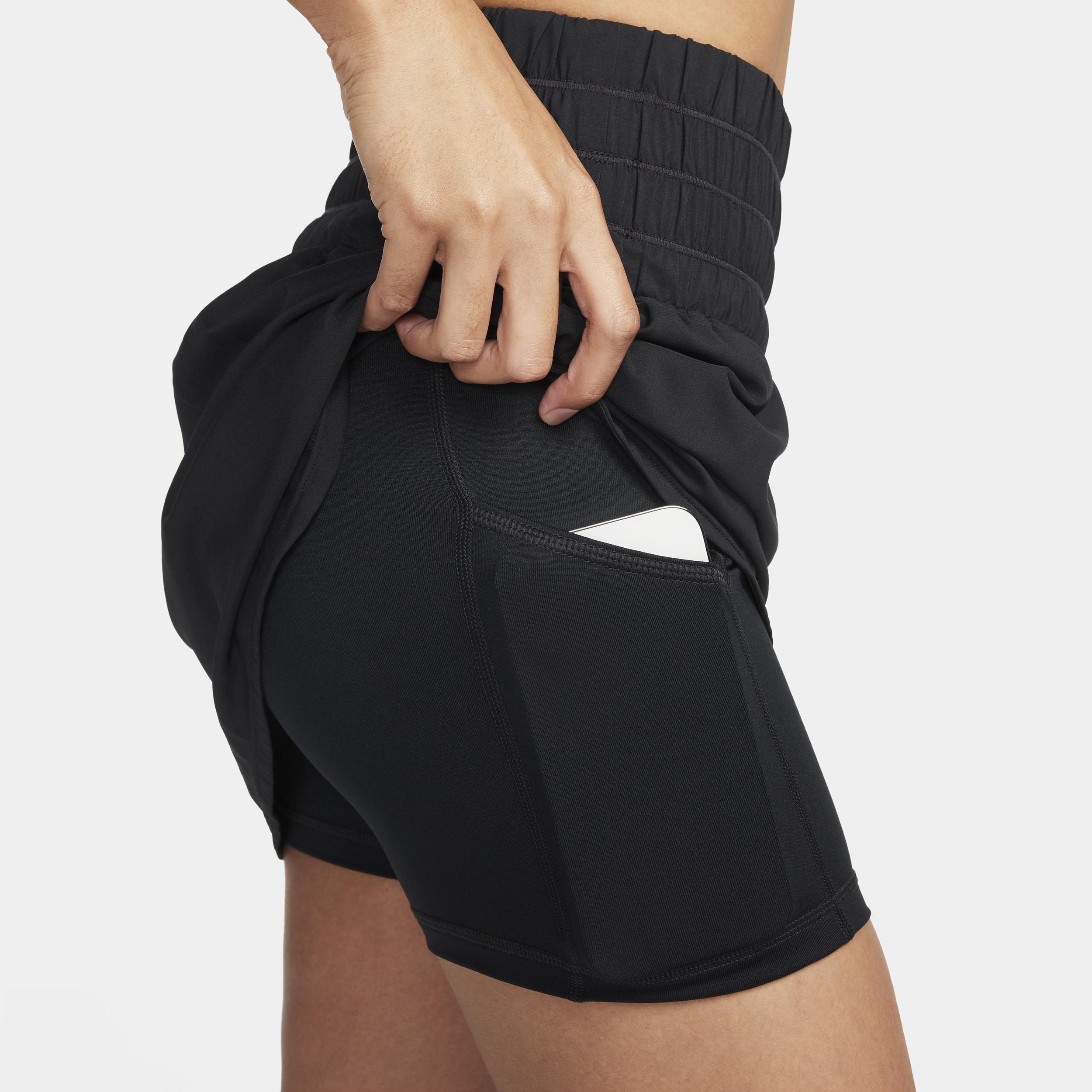 Women's Nike Court Dri-FIT Victory Flouncy Skort, Size: XS, Black Product Image