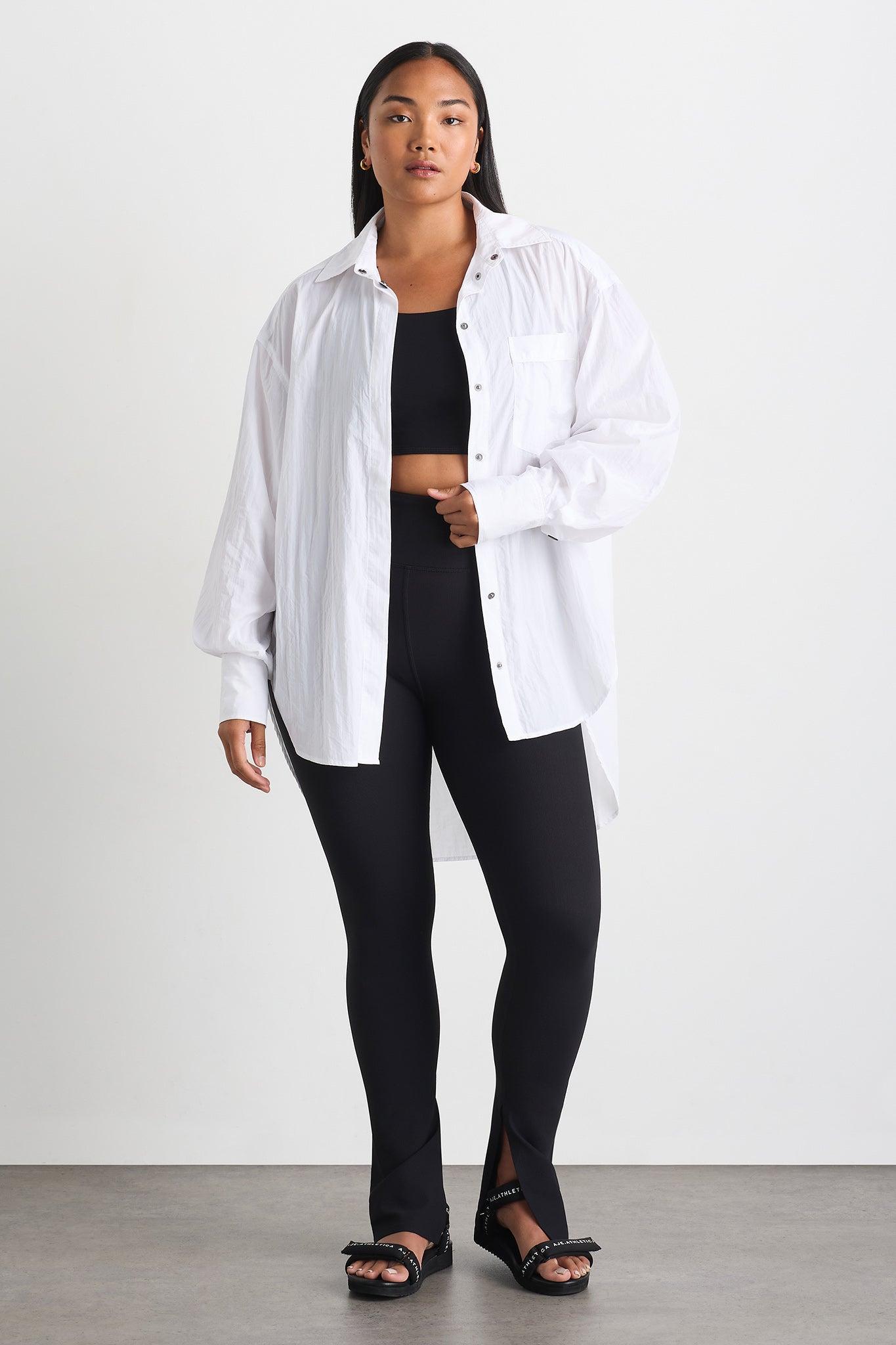 High Waist Split Hem Legging 205 Product Image