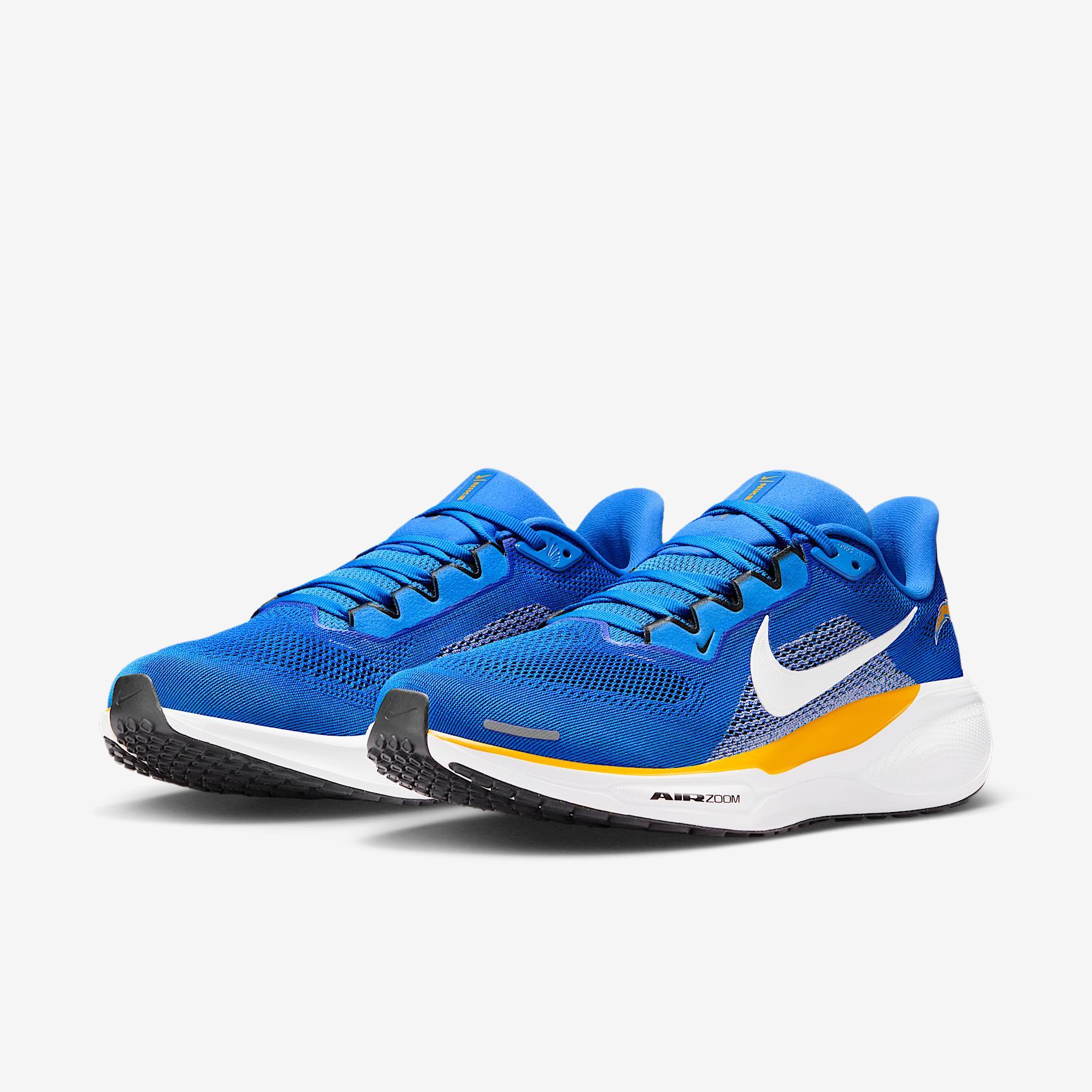 Los Angeles Chargers Pegasus 41 Men's Nike NFL Road Running Shoes Product Image
