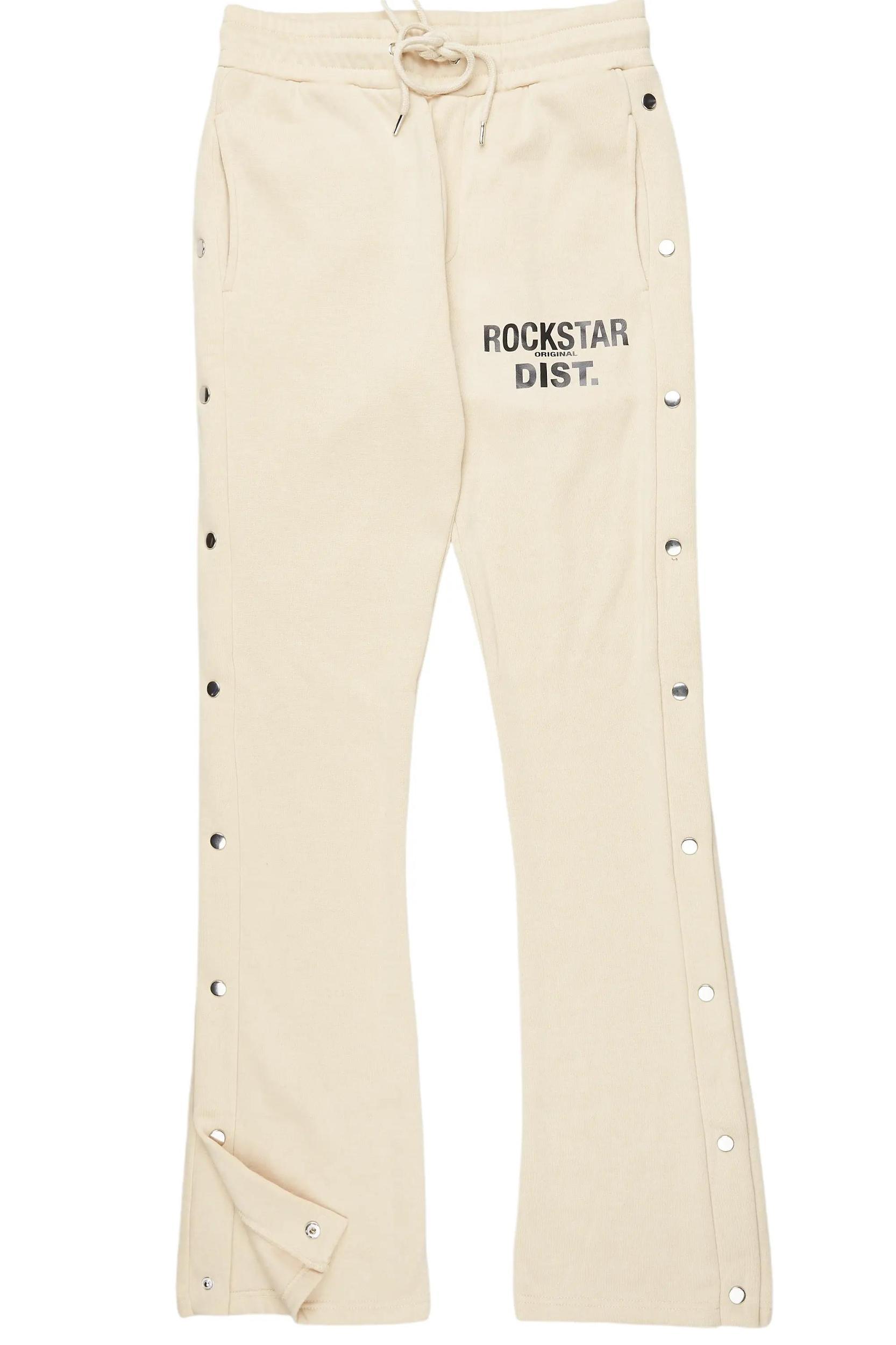 Alpine Beige Baggy Snap Button Pant Male Product Image