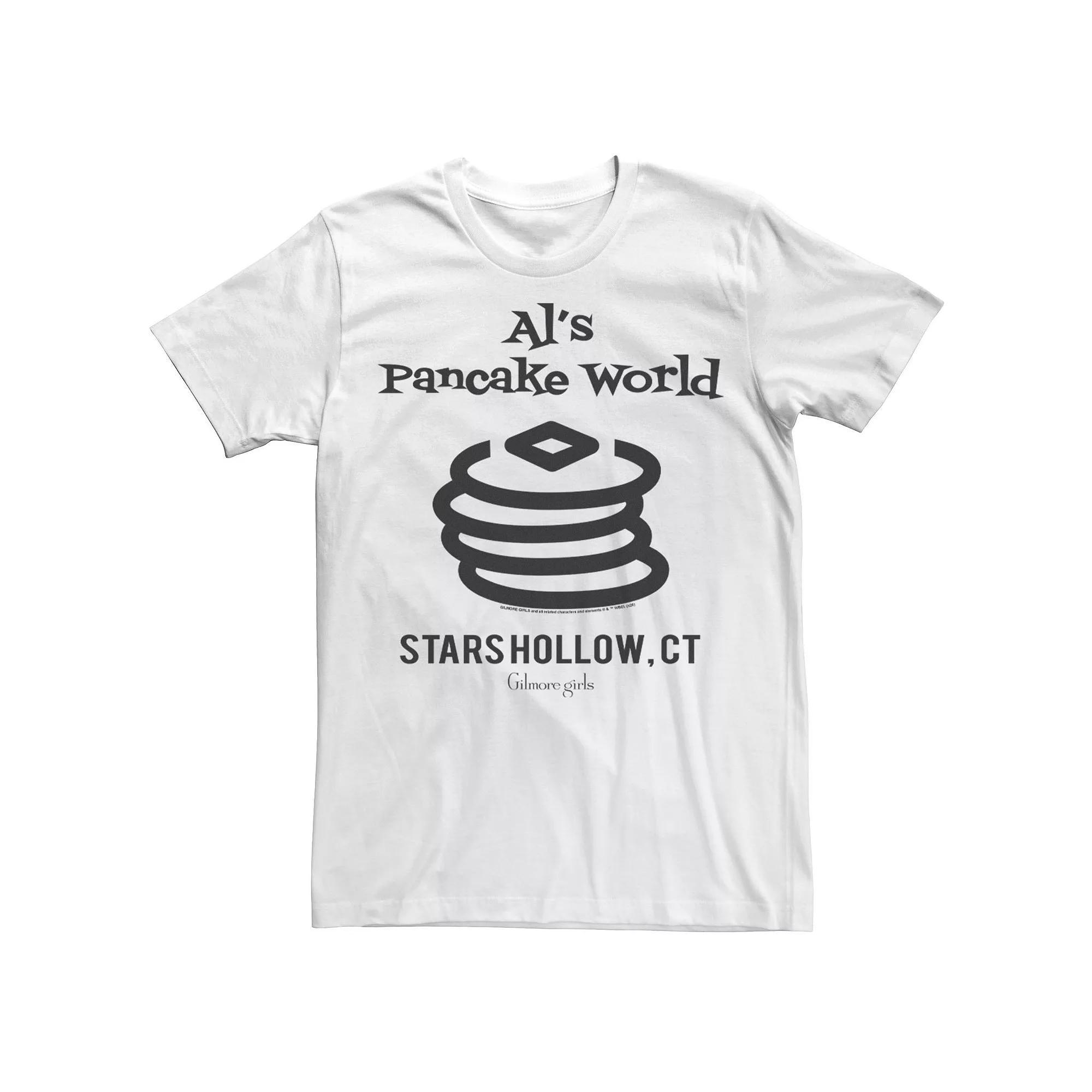 Men's Gilmore Girls Al's Pancake World Logo Tee, Size: Medium, White Product Image