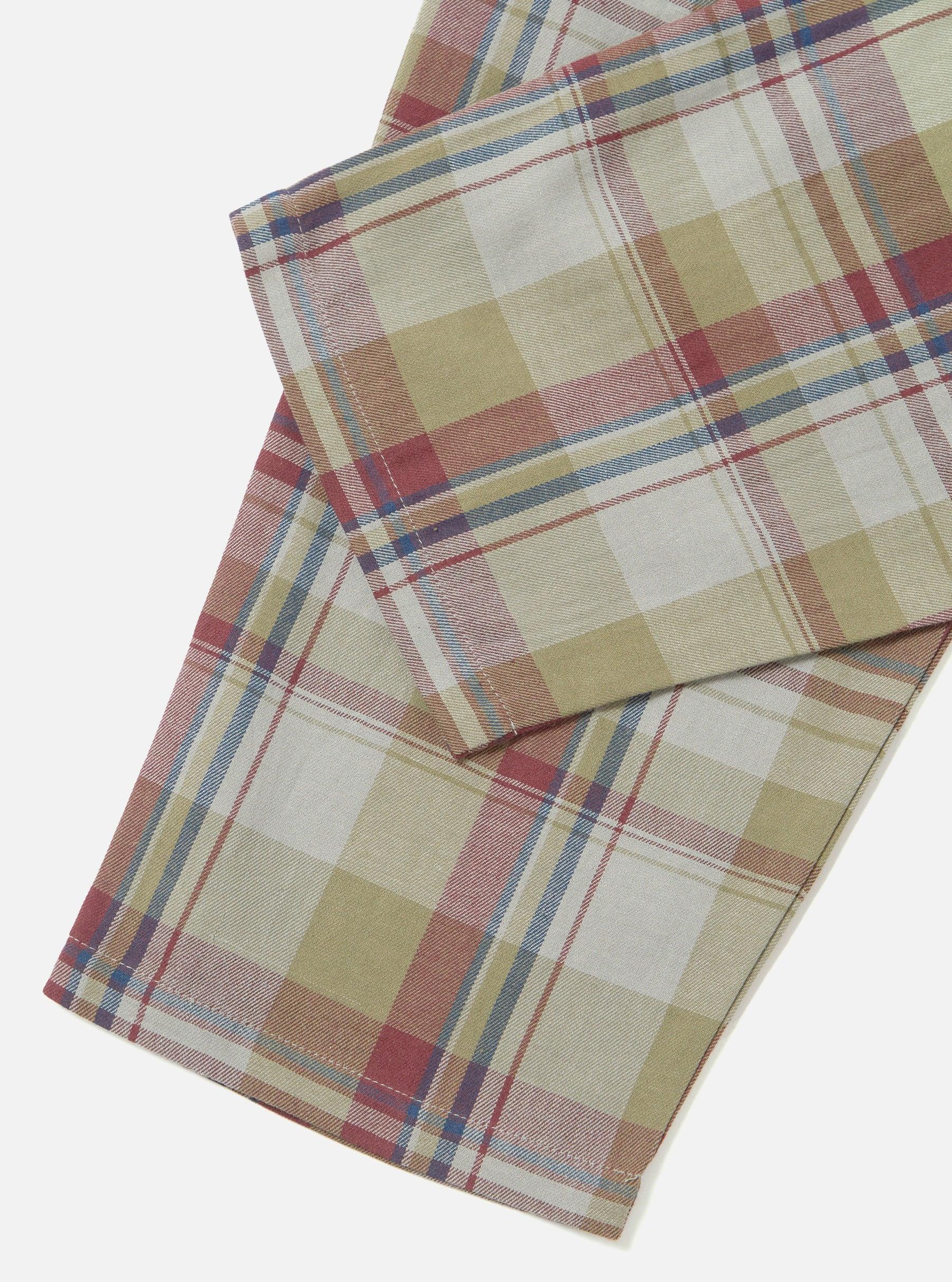 Green Kip Check Long Pyjama Set Product Image