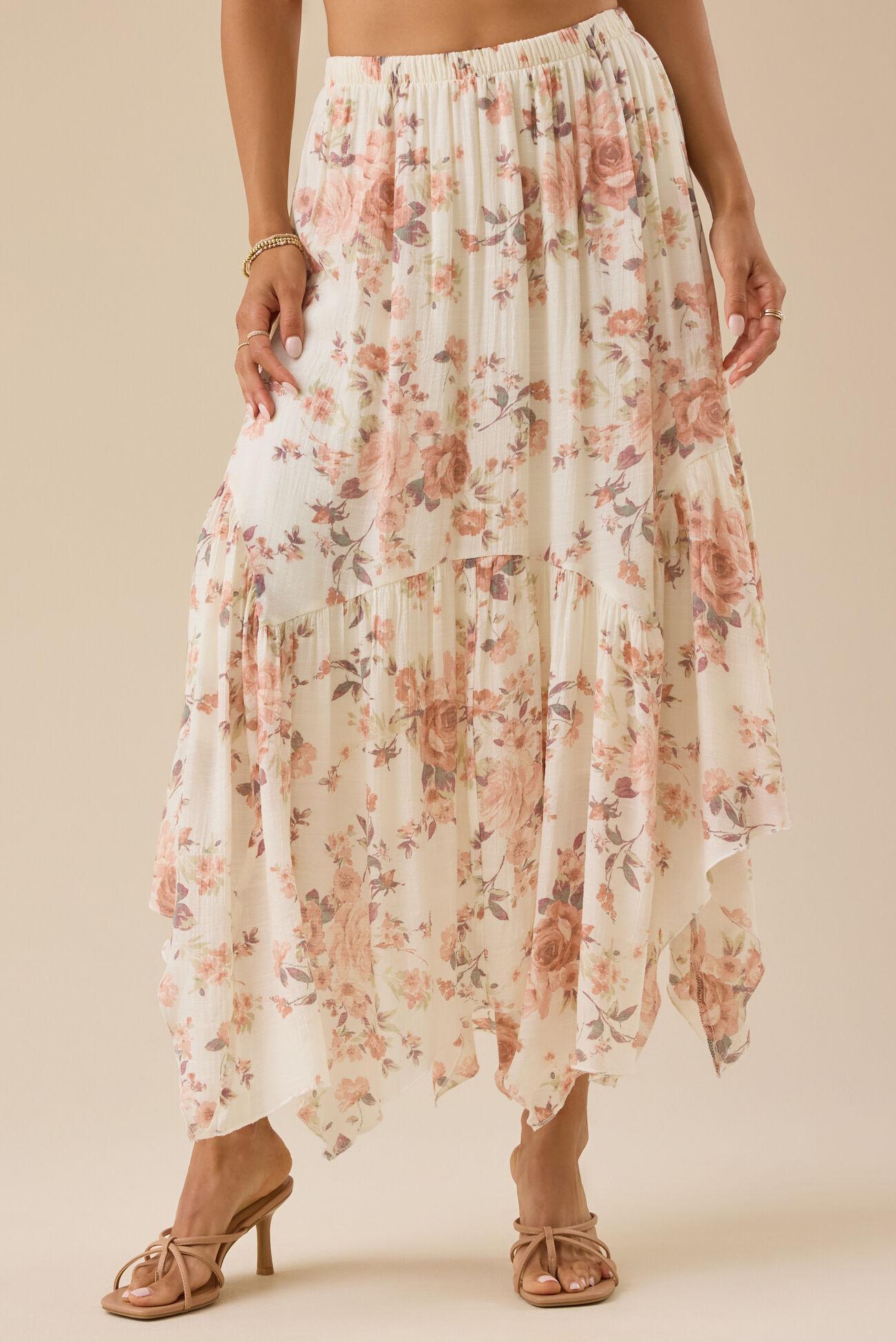 McKenzie Floral Maxi Skirt Product Image
