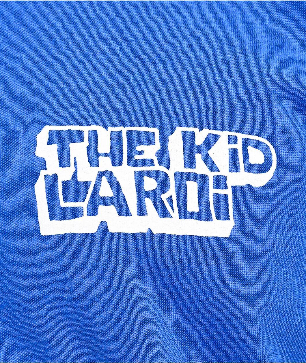 The Kid LAROI Clown Face Logo Blue T-Shirt Product Image