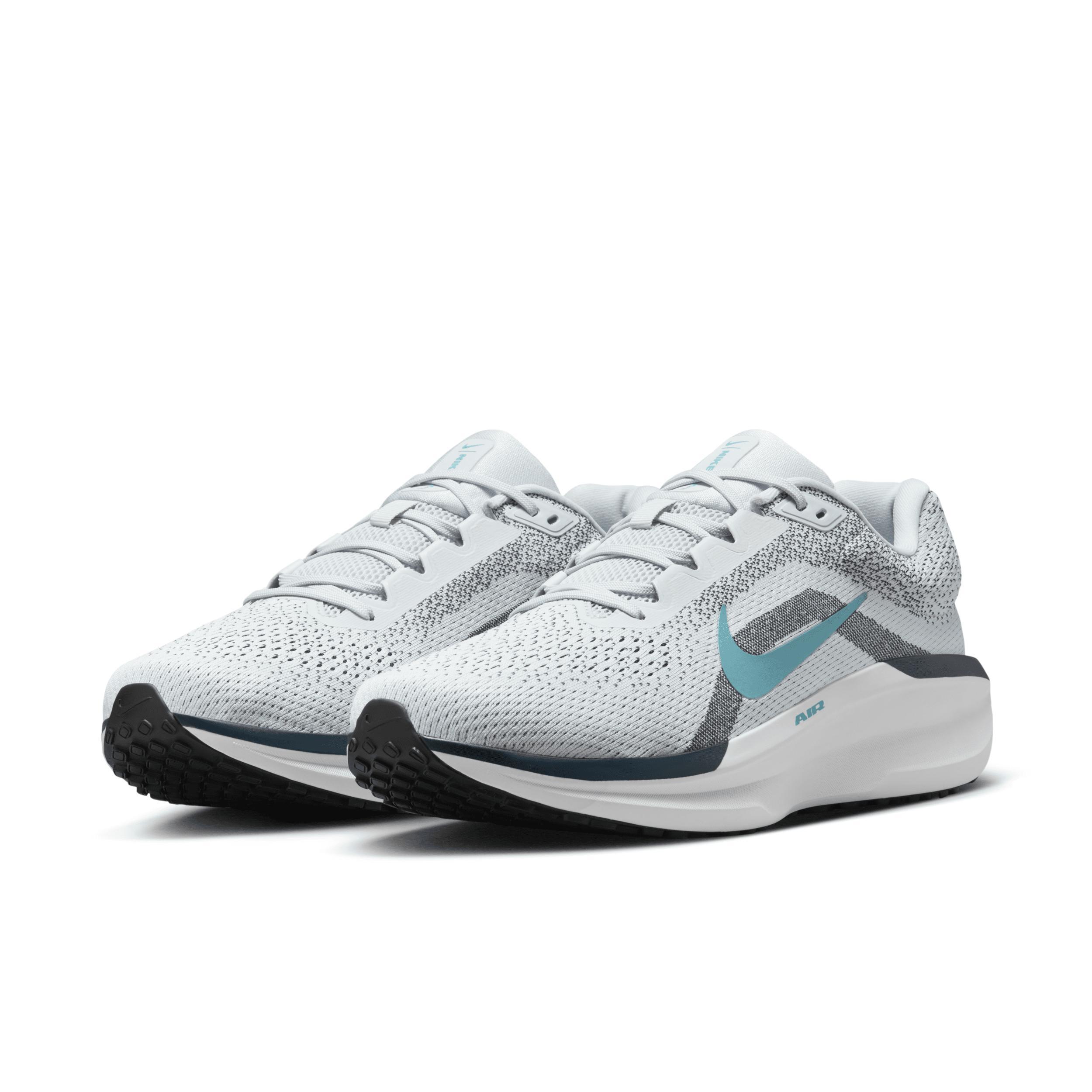 Nike Winflo 11 Men's Road Running Shoes, Size: 15, White Dusty Cactus Product Image