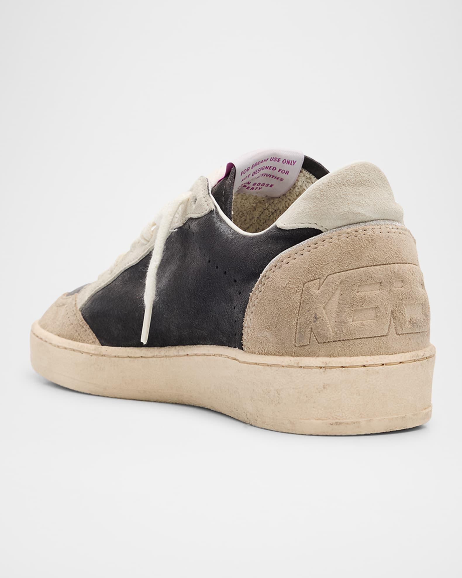 Ballstar Mixed Leather Low-Top Sneakers Product Image