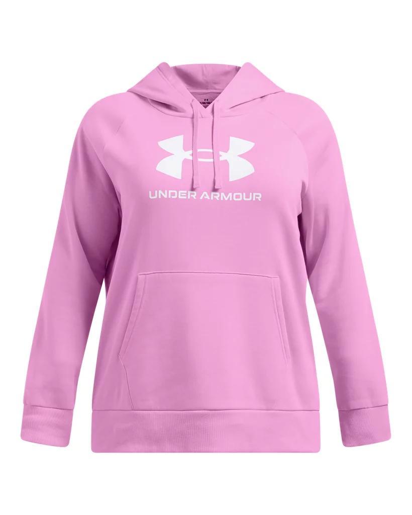 Women's UA Rival Fleece Logo Hoodie Product Image