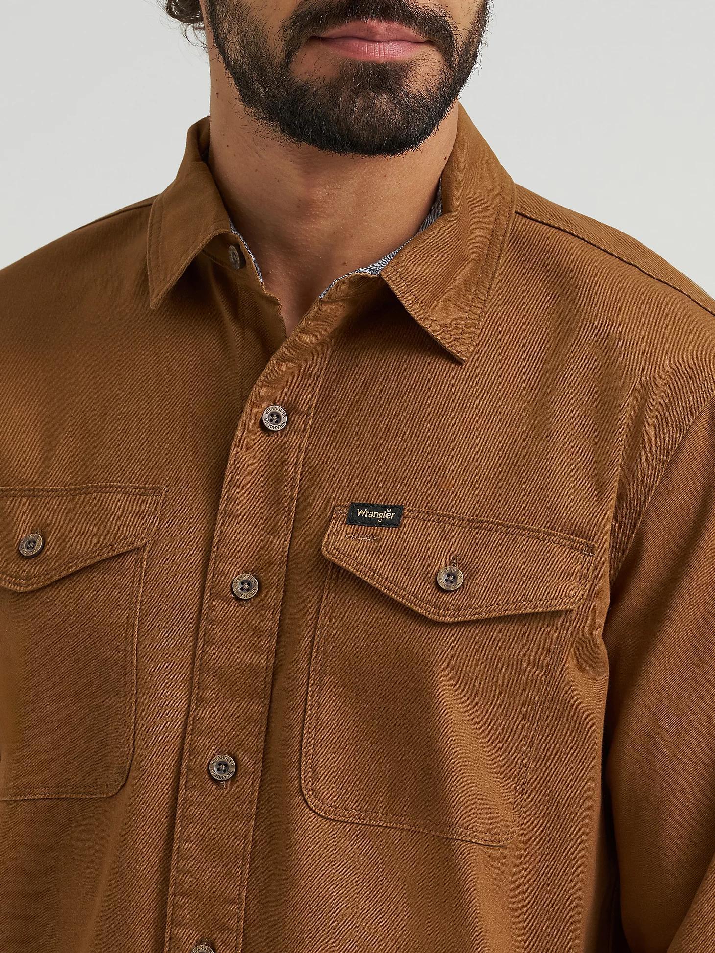Men's Wrangler® Epic Soft™ Stretch Twill Shirt | Men's SHIRTS | Wrangler® Product Image