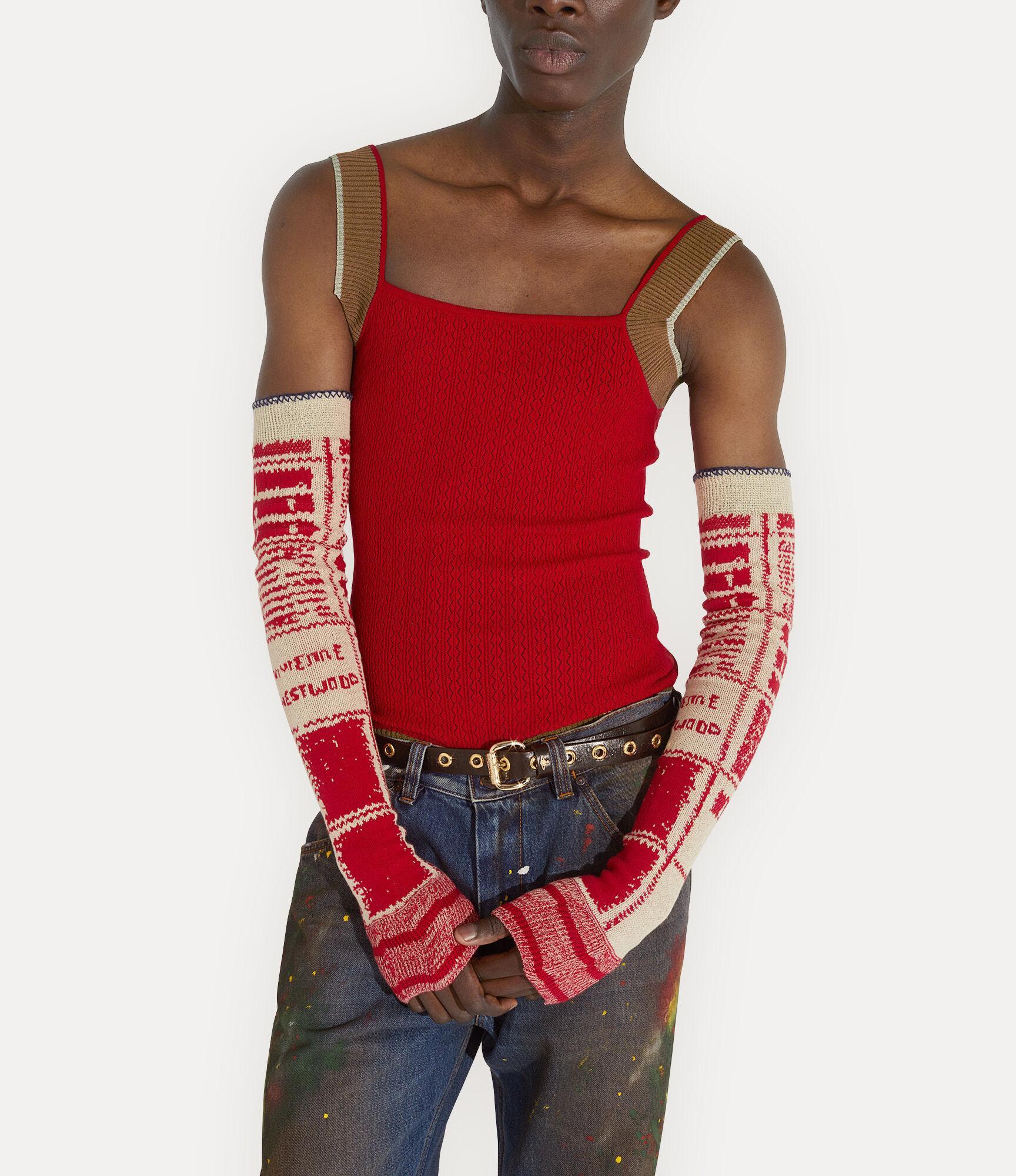 Checked Arm Warmers Product Image