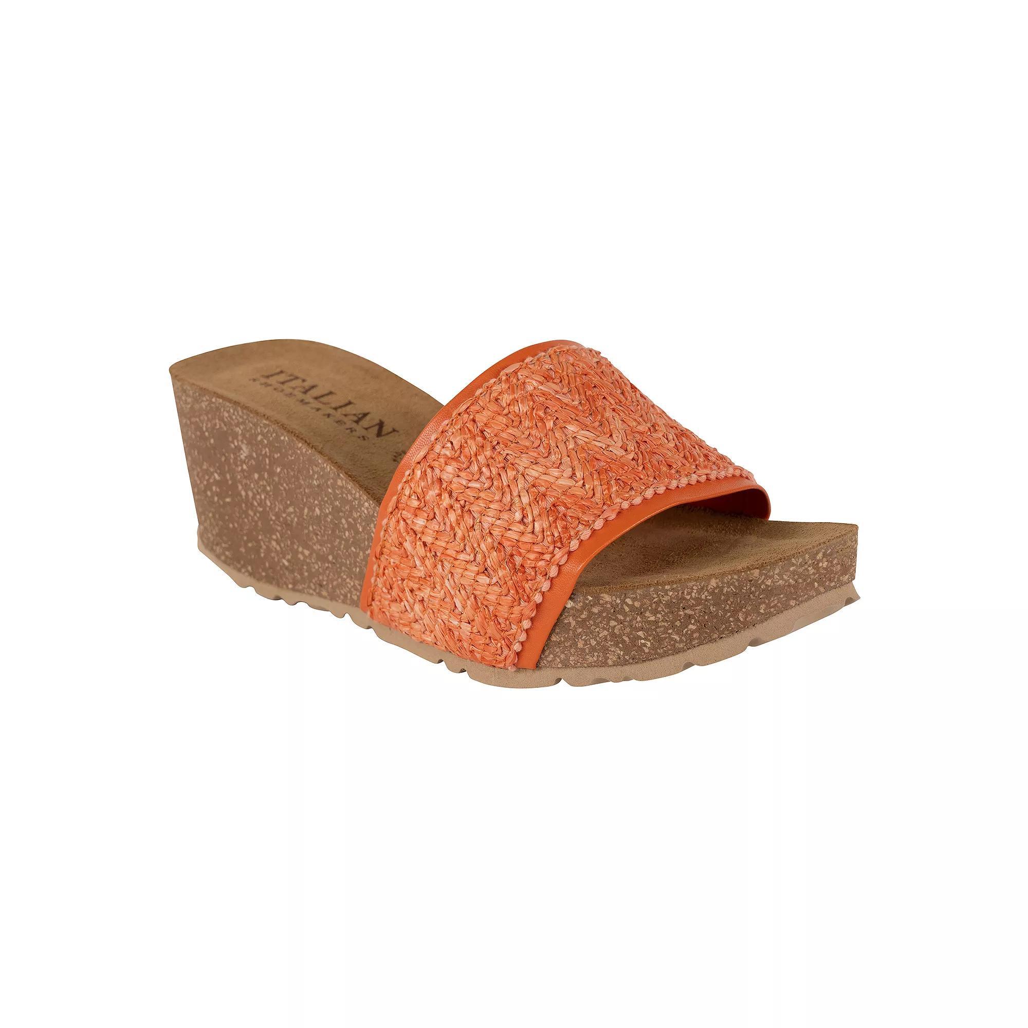 Italian Shoemakers Ibbie Women's Sandals, Size: 8, Orange Product Image