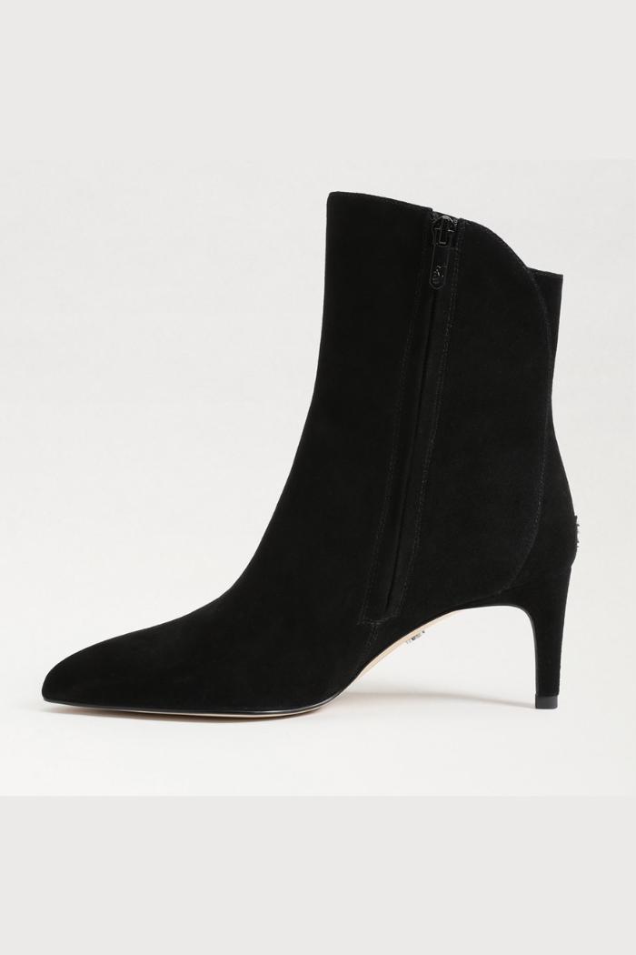 Usha Ankle Bootie- Black Suede Product Image