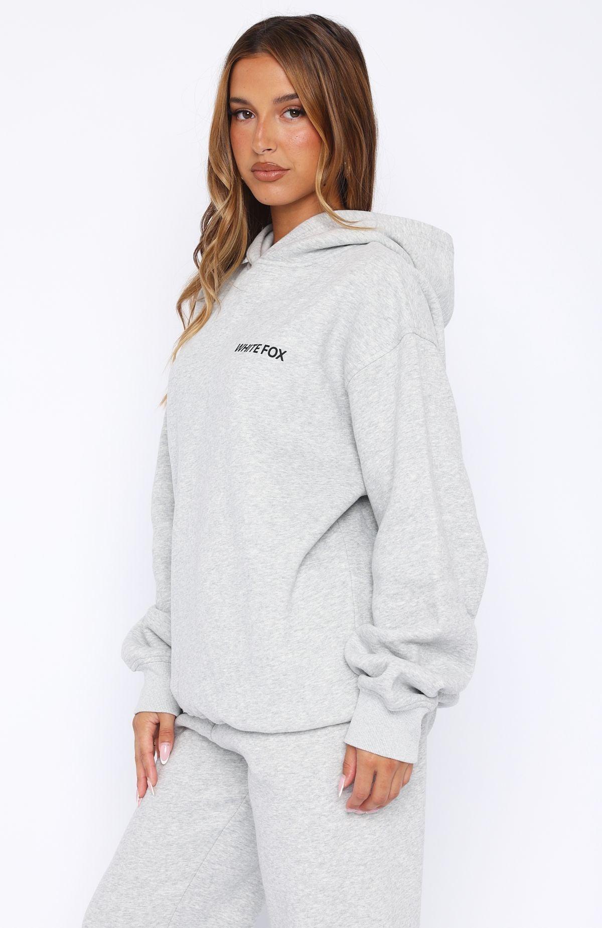 Core Classic Oversized Hoodie Dark Grey Marle Product Image