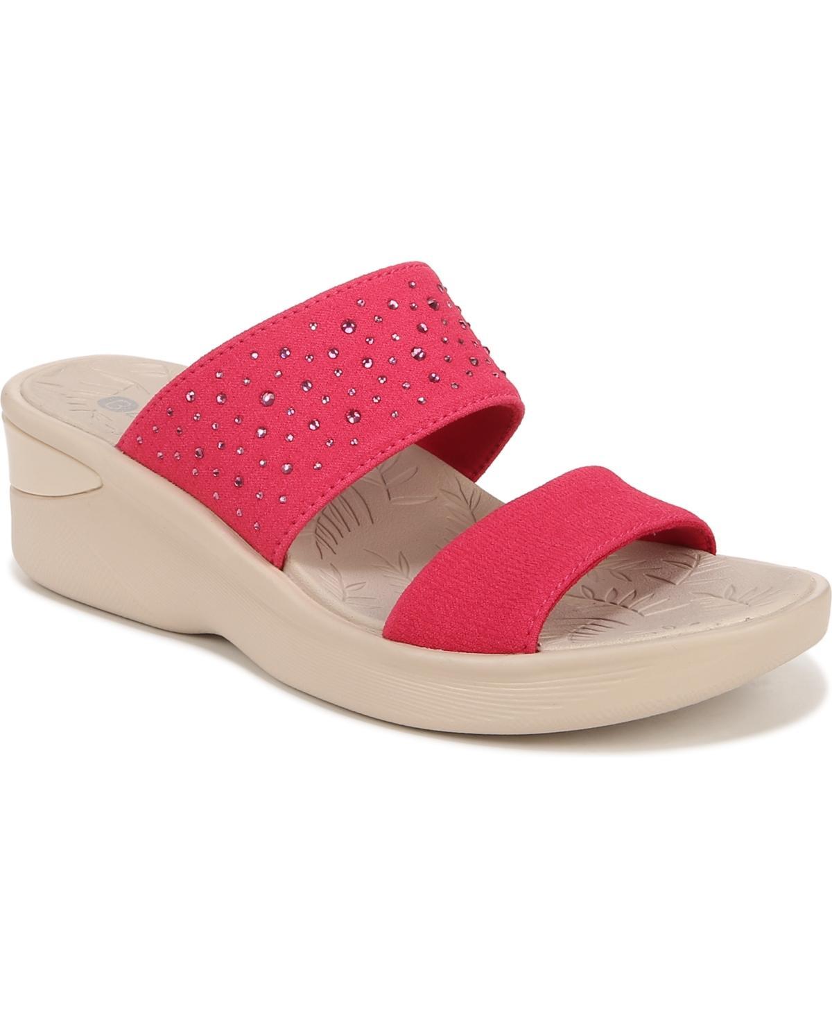 LifeStride Sienna Bright Women's Wedge Sandals, Size: 7.5 Wide, Elemental Blue Product Image
