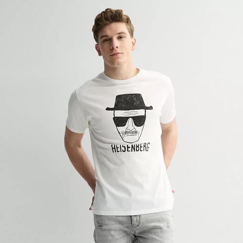 Men's Breaking Bad Heisenberg Sketch Graphic Tee, Size: Small, White Product Image