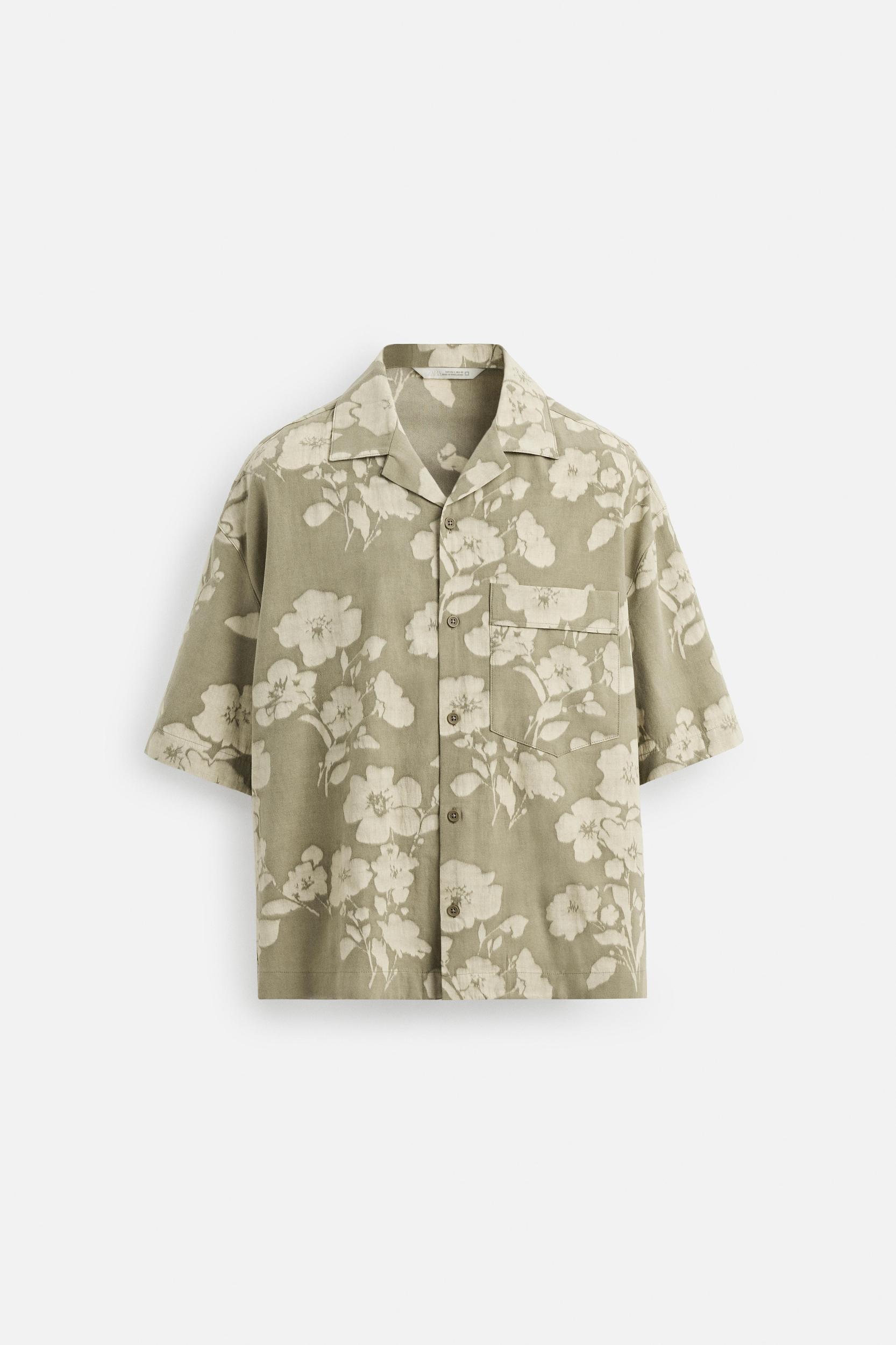 JACQUARD FLORAL SHIRT Product Image