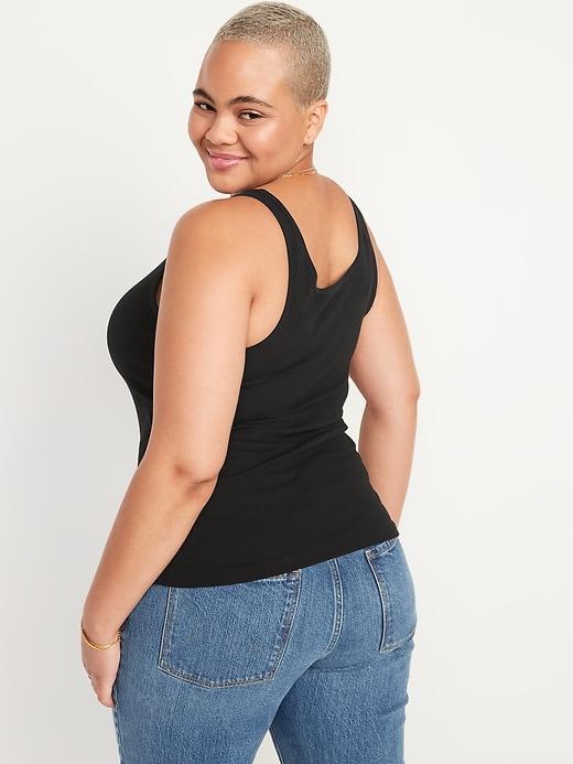 Rib-Knit First Layer Tank Top Product Image