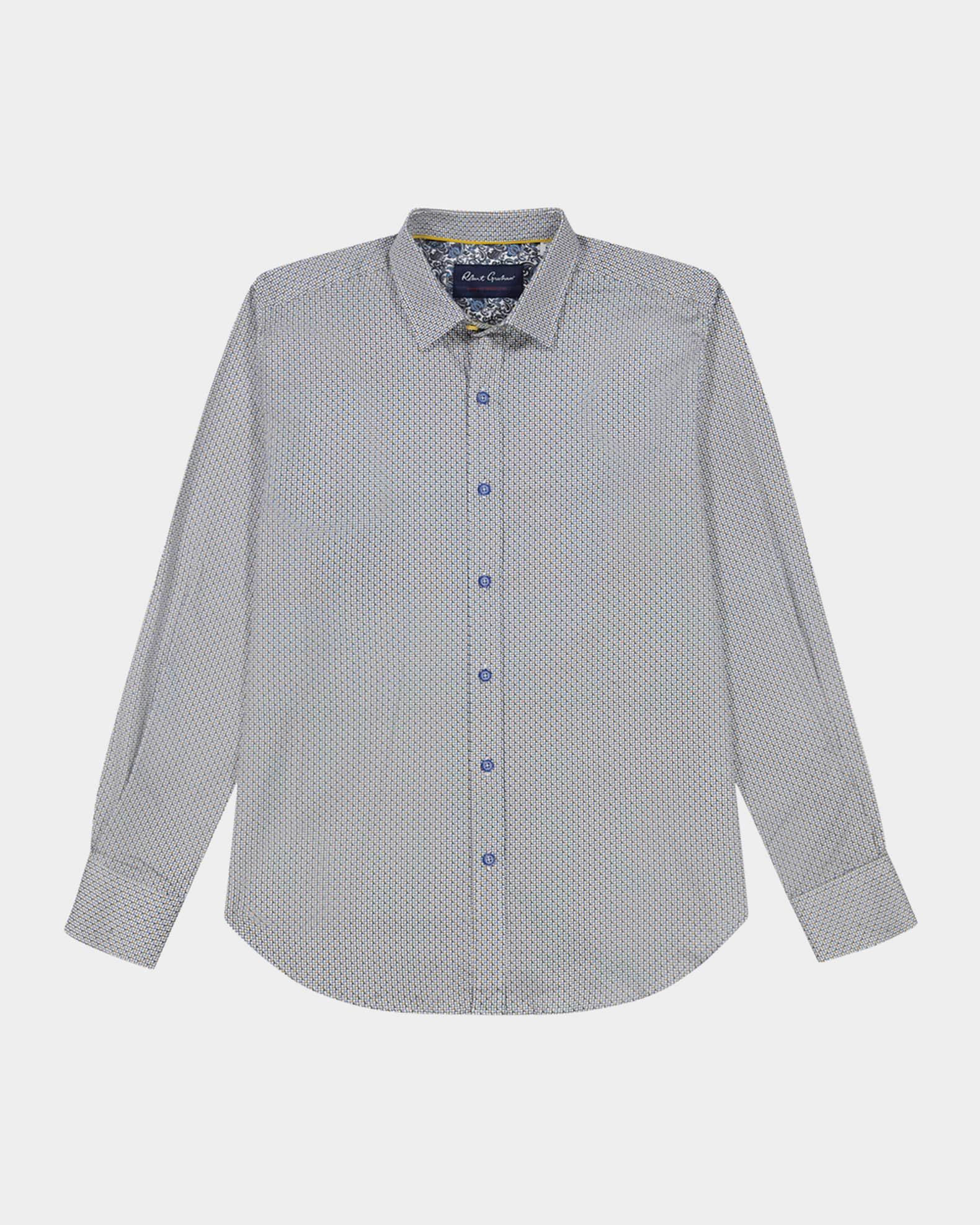 Men's Caveda Micro-Geometric Stretch Sport Shirt Product Image