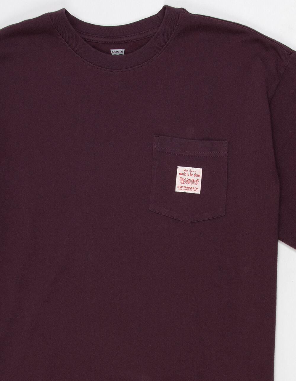 LEVI'S Workwear Mens Pocket Tee - PURPLE Product Image
