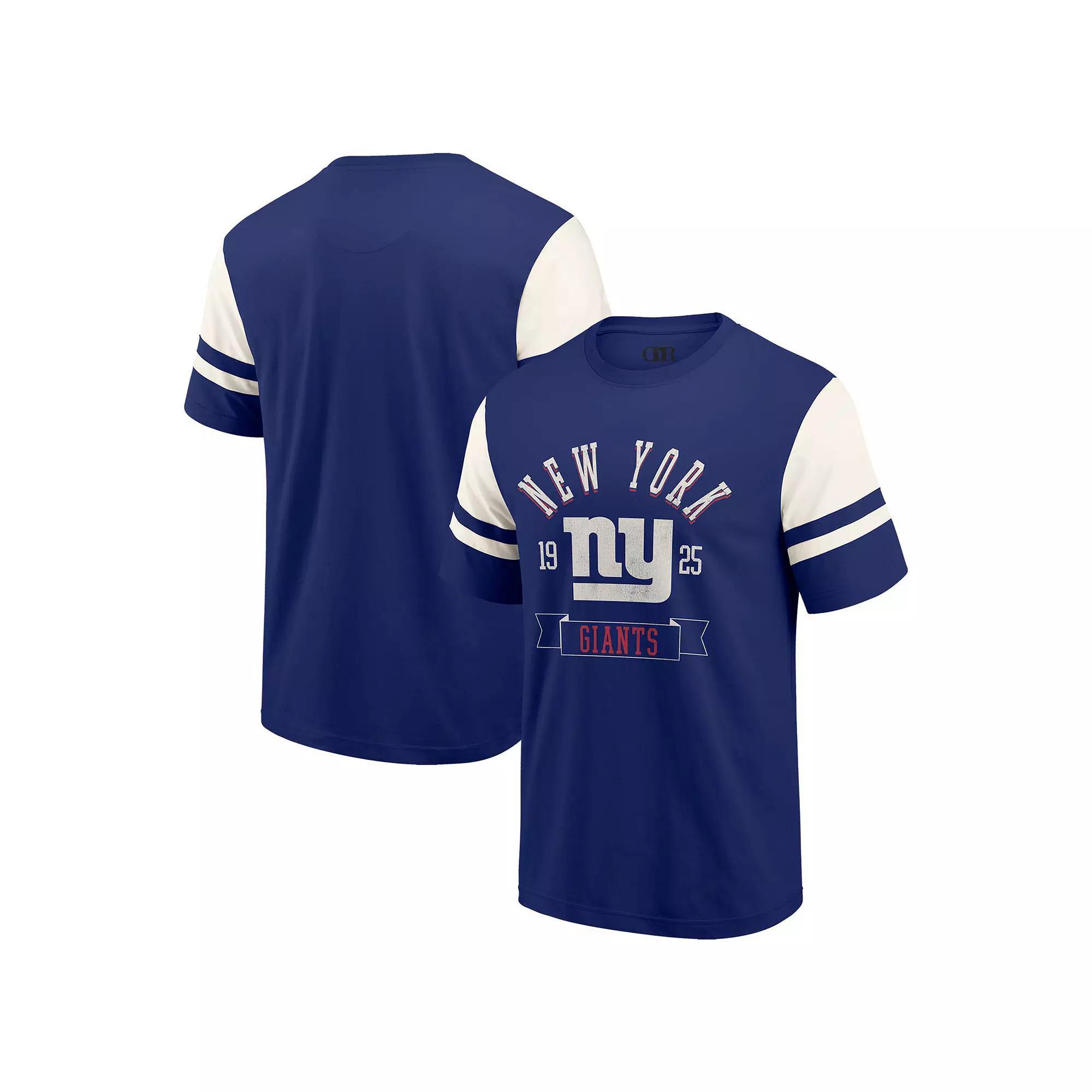 Men's Darius Rucker Collection by Fanatics  Royal New York Giants Football T-Shirt, Size: Large, Blue Product Image
