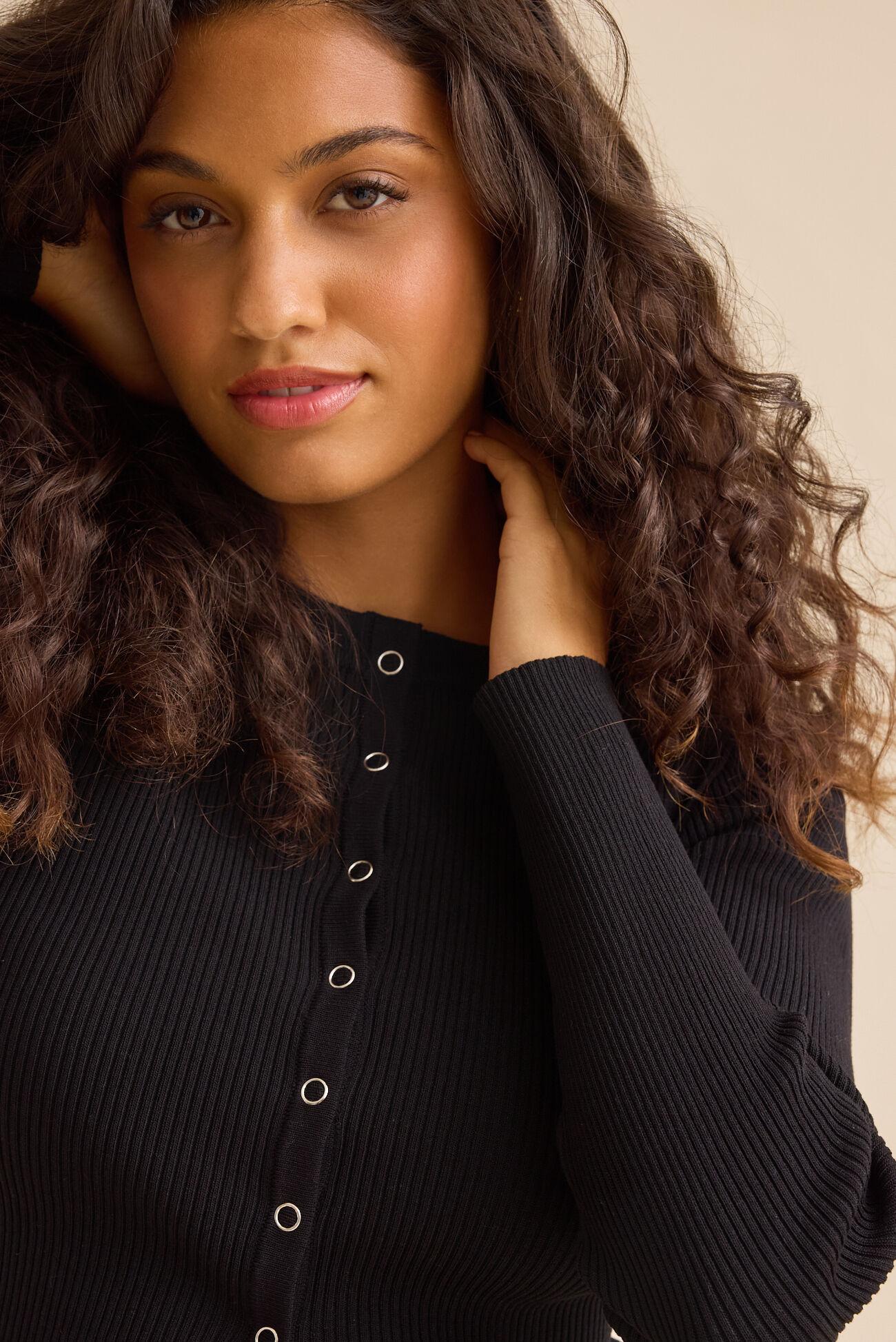Viola Ribbed Cardigan Product Image