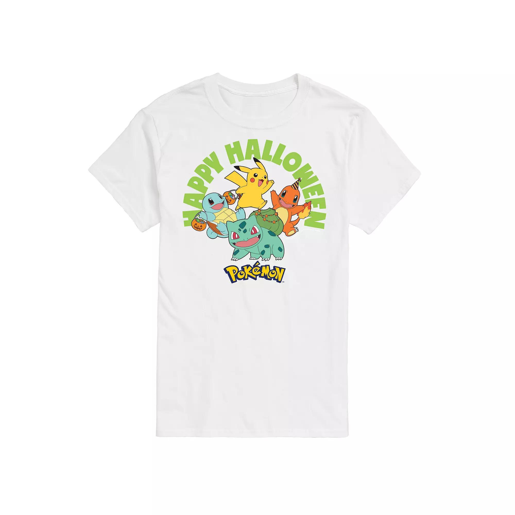 Big & Tall Pokemon Happy Halloween Tee, Mens Product Image