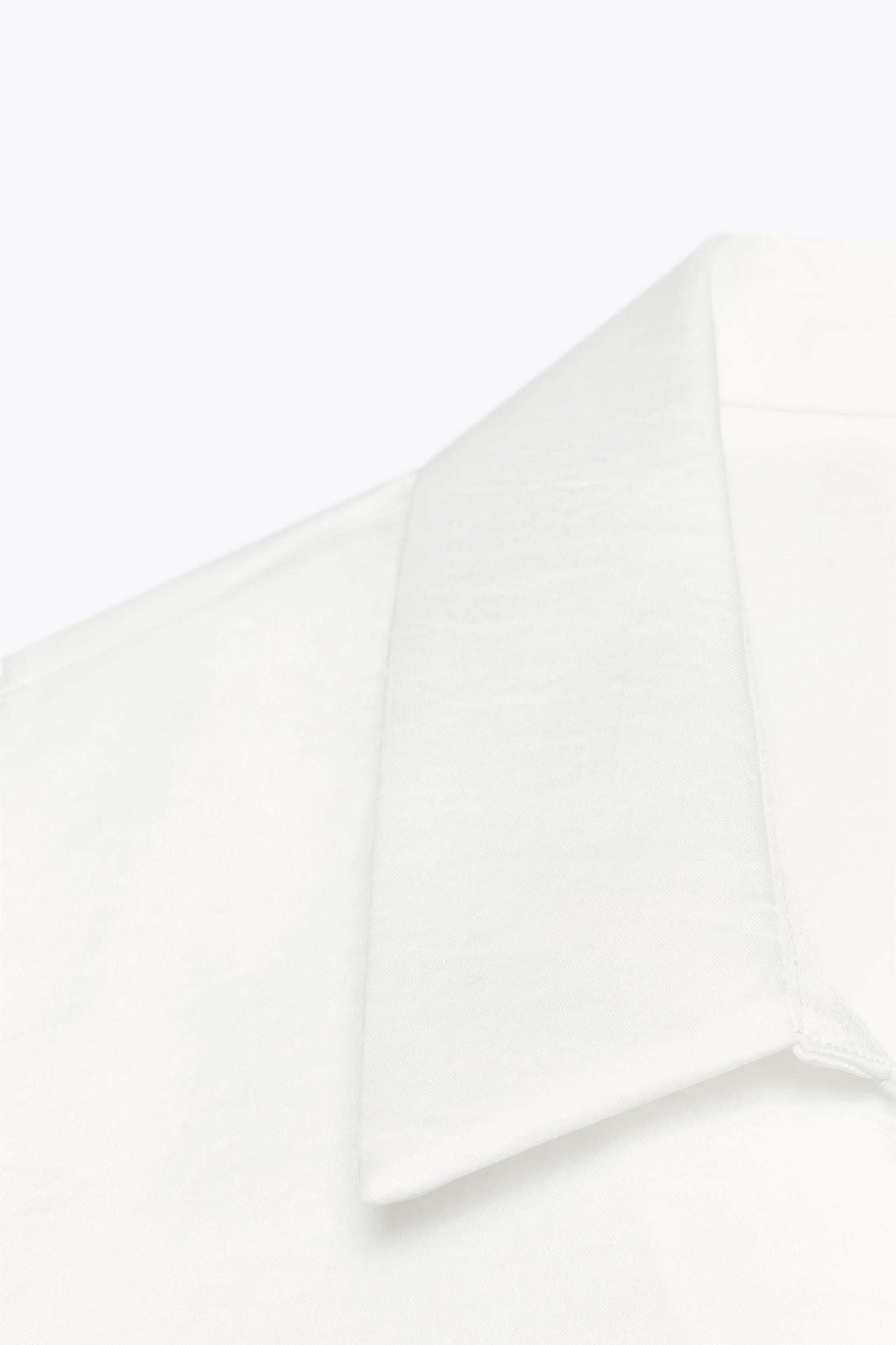 SATIN EFFECT CROP TOP Product Image
