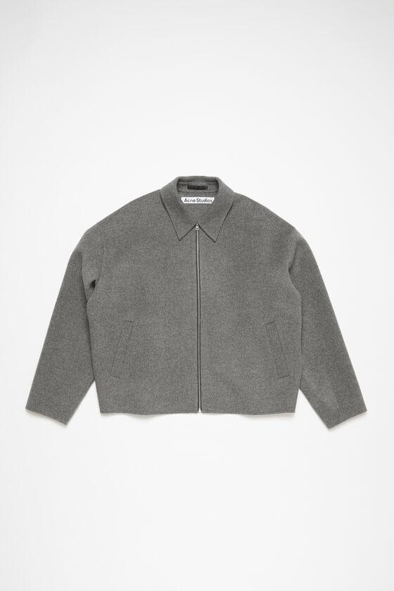Wool zipper jacket Product Image