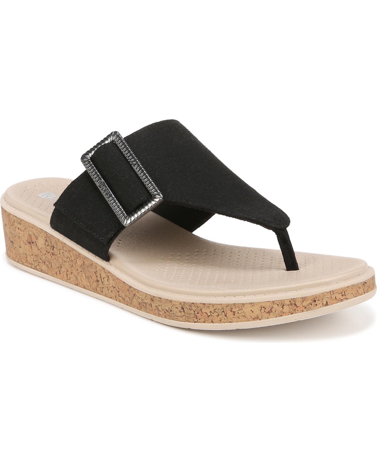 LifeStride Bay Women's Washable Thong Sandals, Size: 6.5, Black Product Image