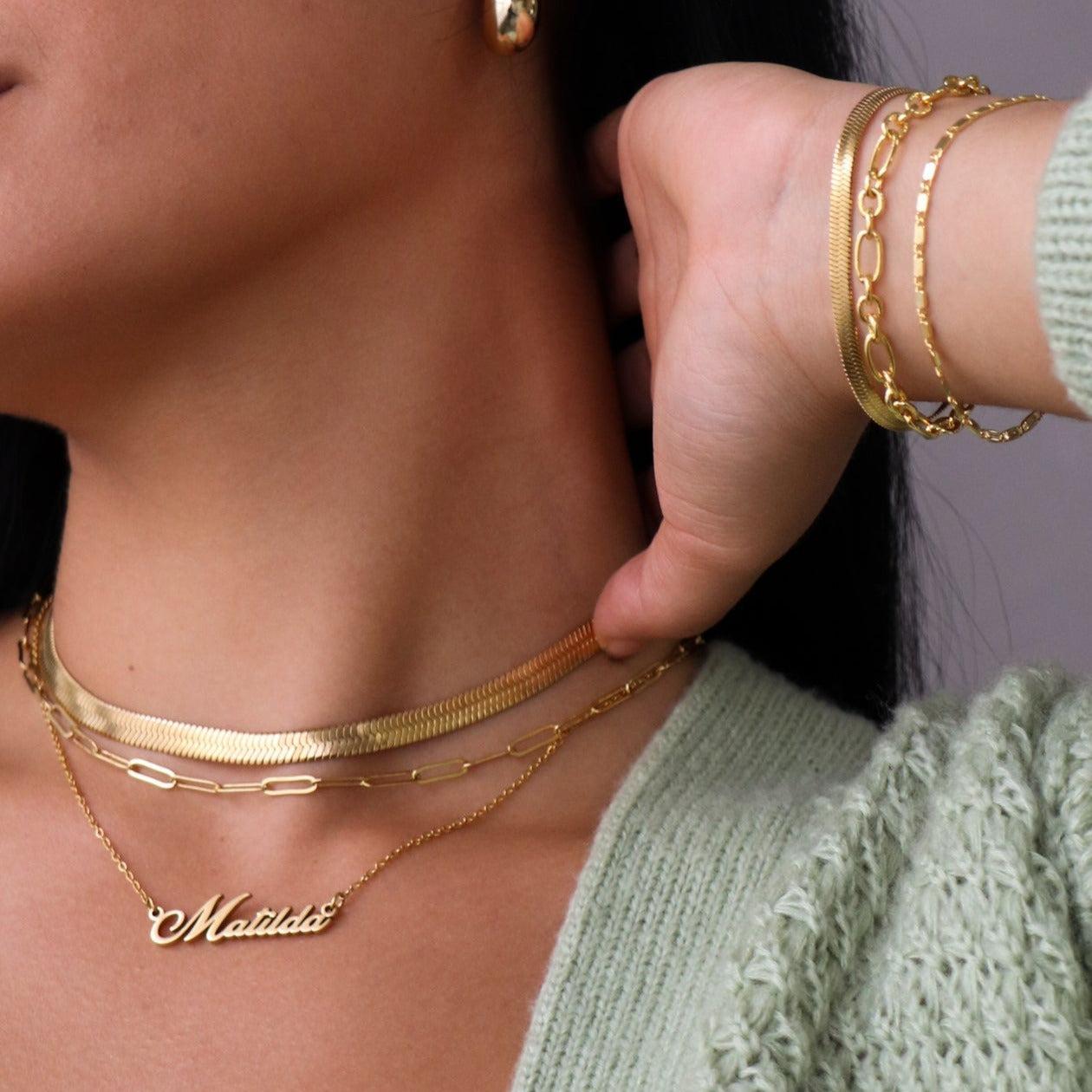 Shining Snake Necklace Product Image