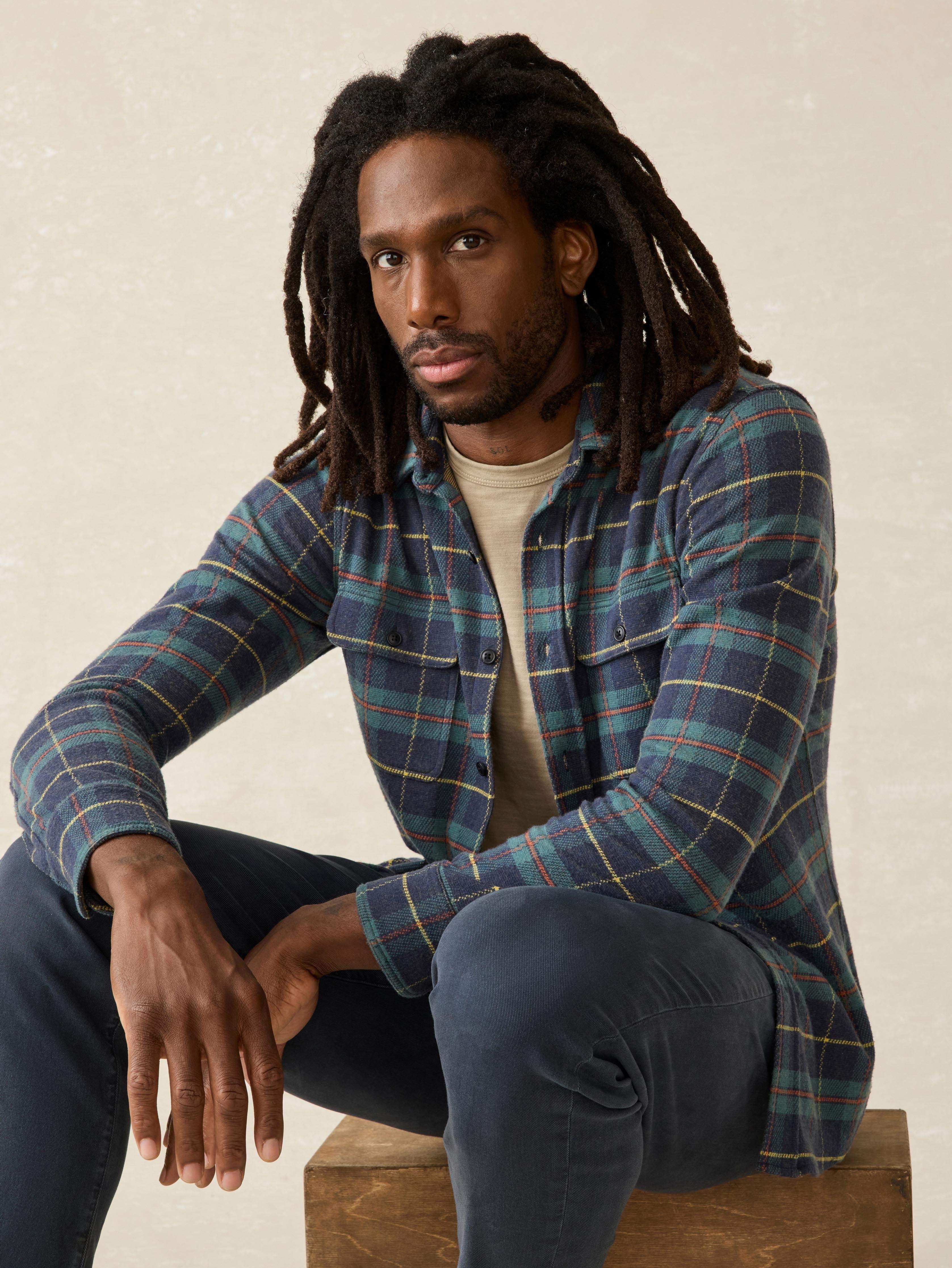 Legend™ Sweater Shirt - Mossy Elm Plaid Male Product Image