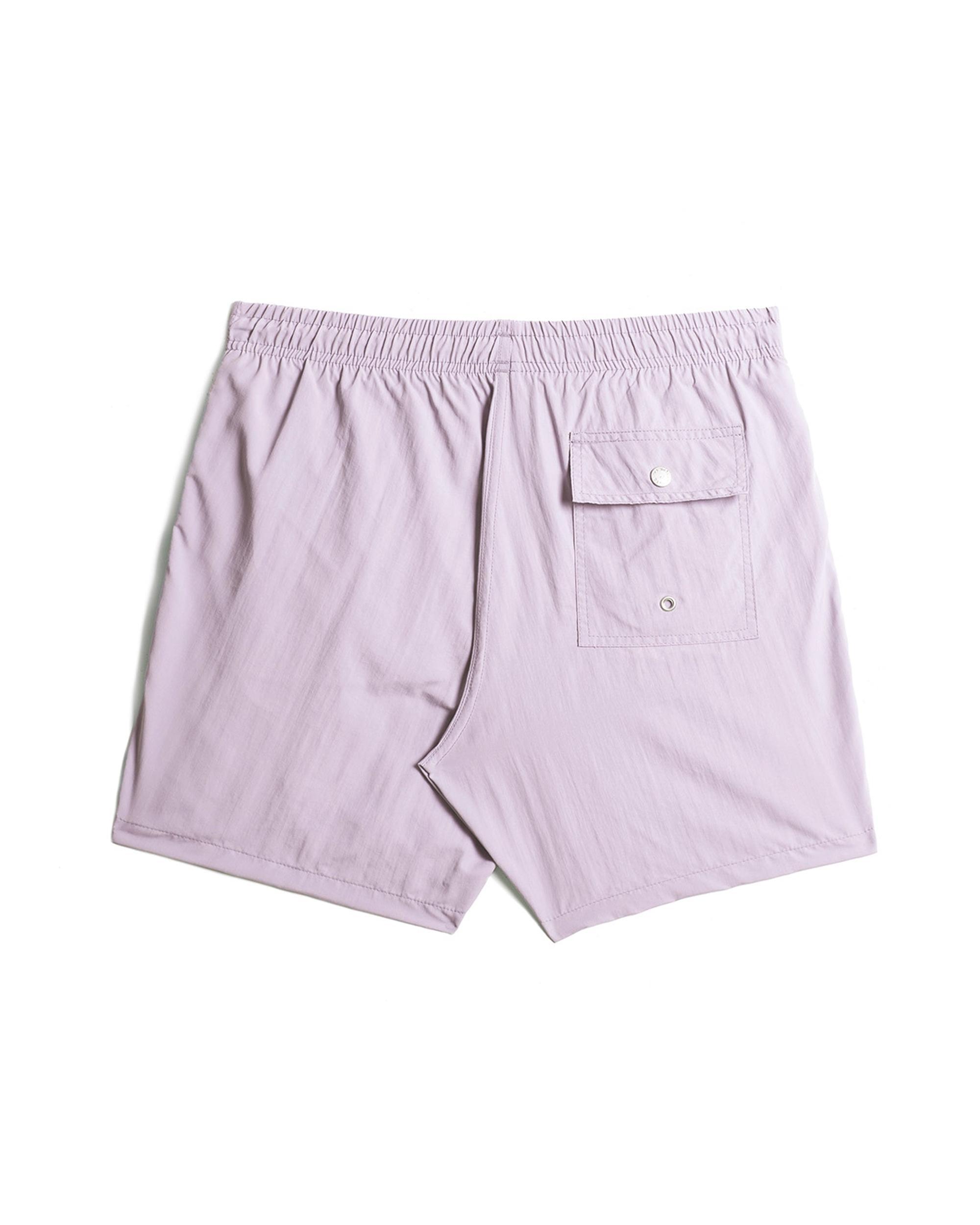 Solid Lavender Swim Trunk Product Image