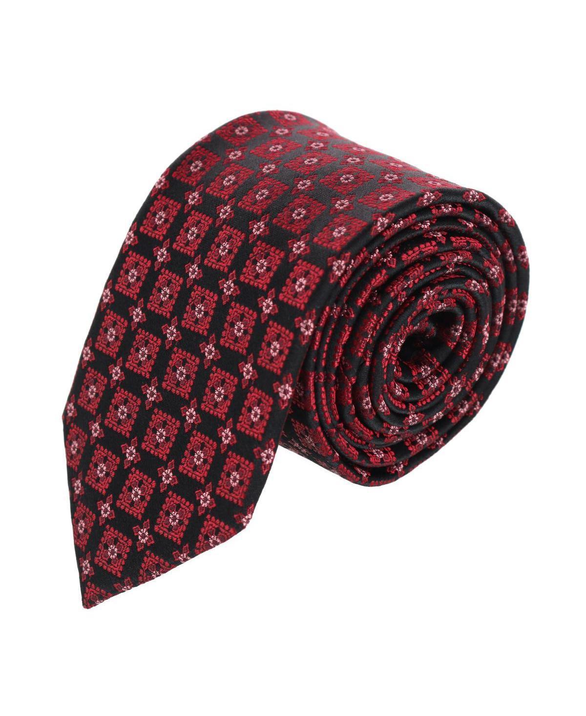 Trafalgar Mens Azzimato Diamond Stately Silk Necktie Product Image
