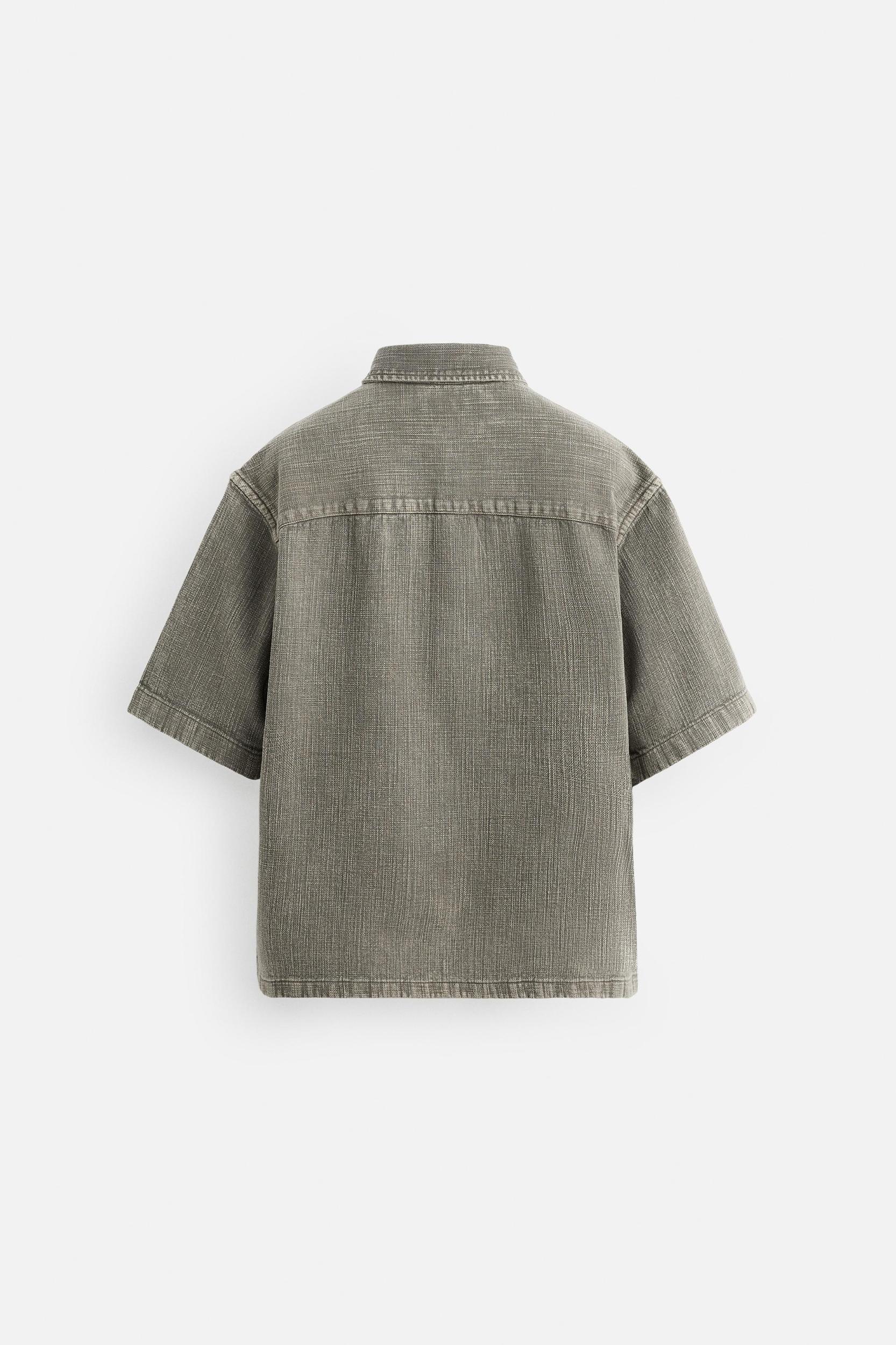 RELIEF WASHED SHIRT Product Image