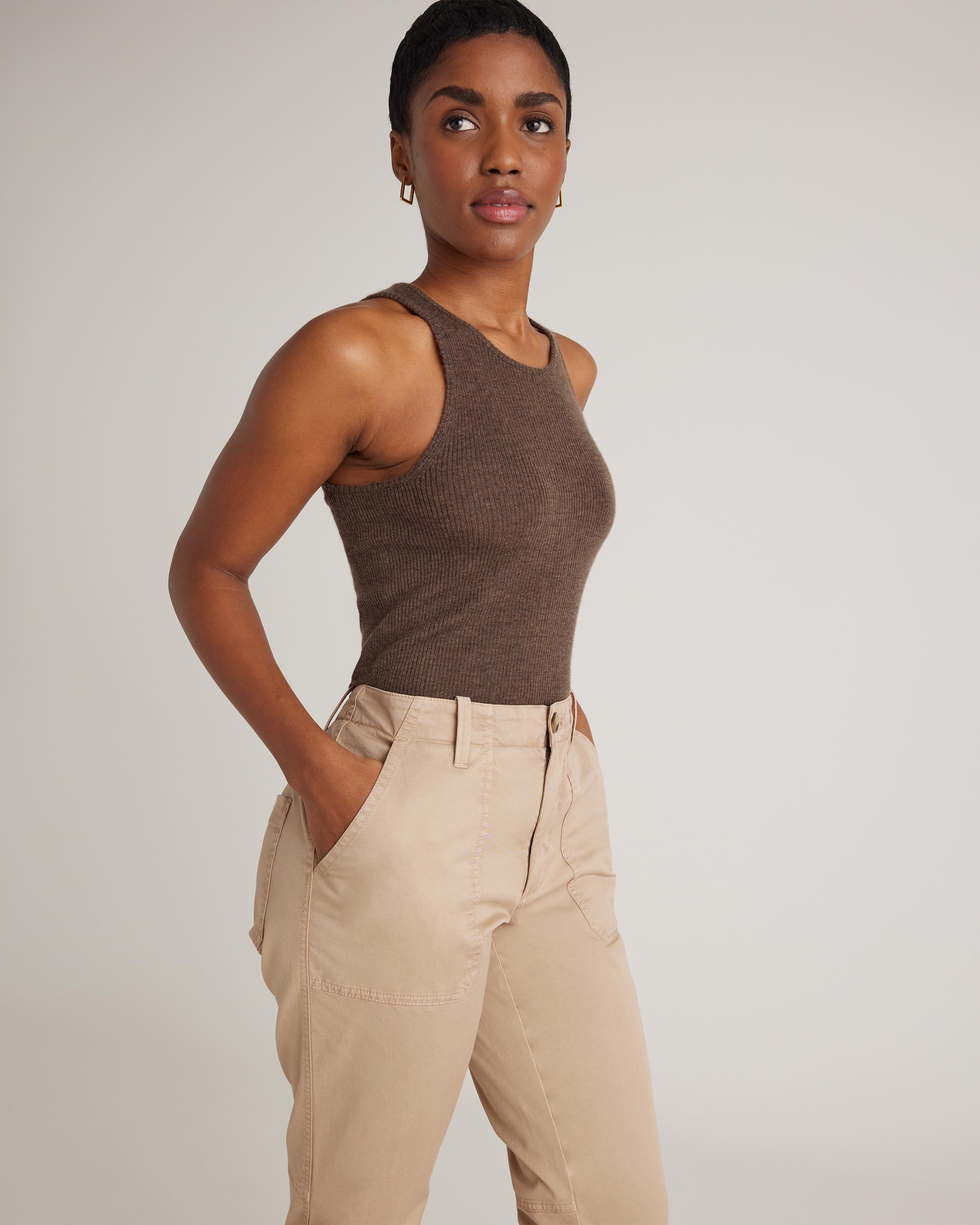 Quince | Women's Organic Stretch Cotton Twill Utility Jogger Organic Cotton Product Image
