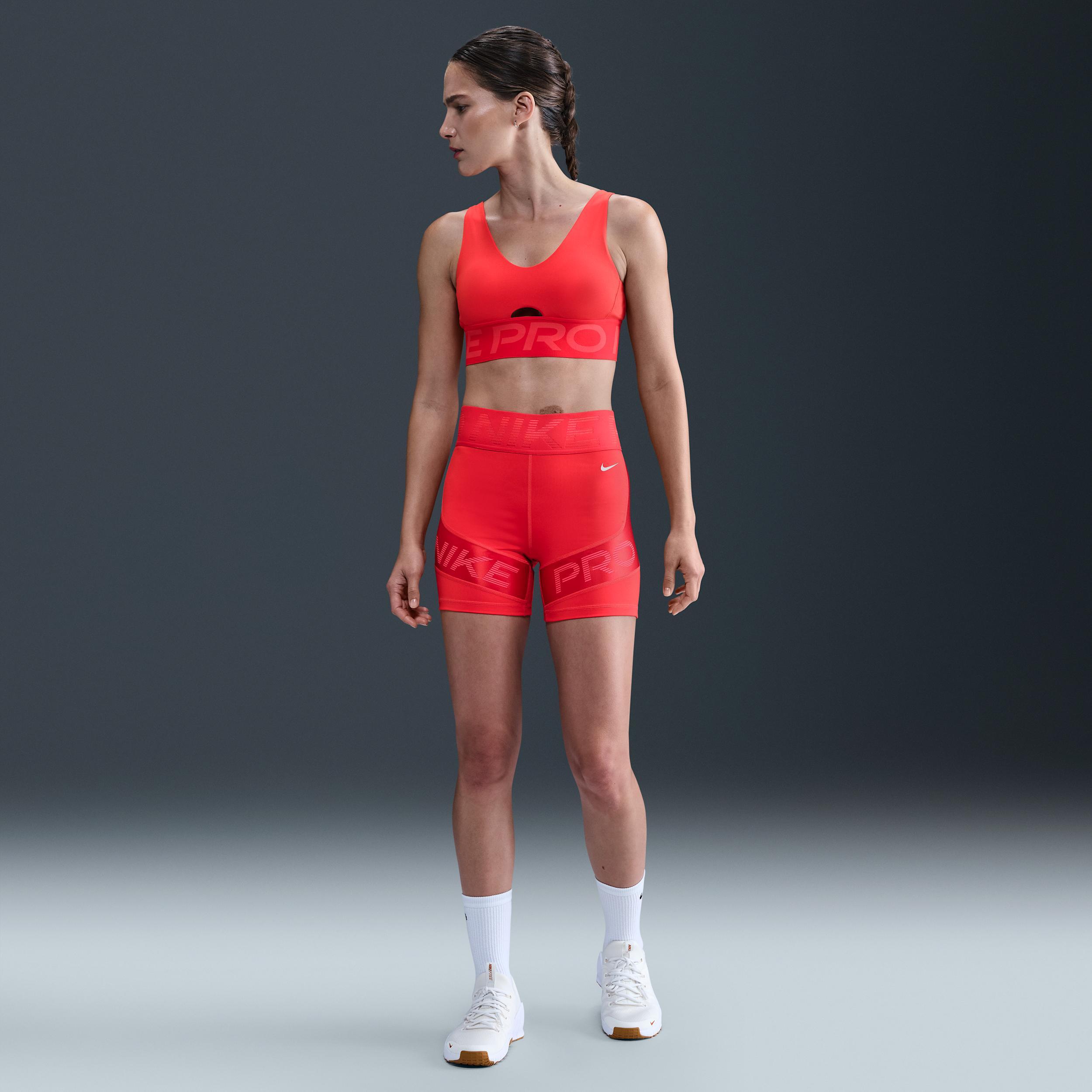 Women's Nike Pro Indy Plunge Medium-Support Padded Sports Bra Product Image