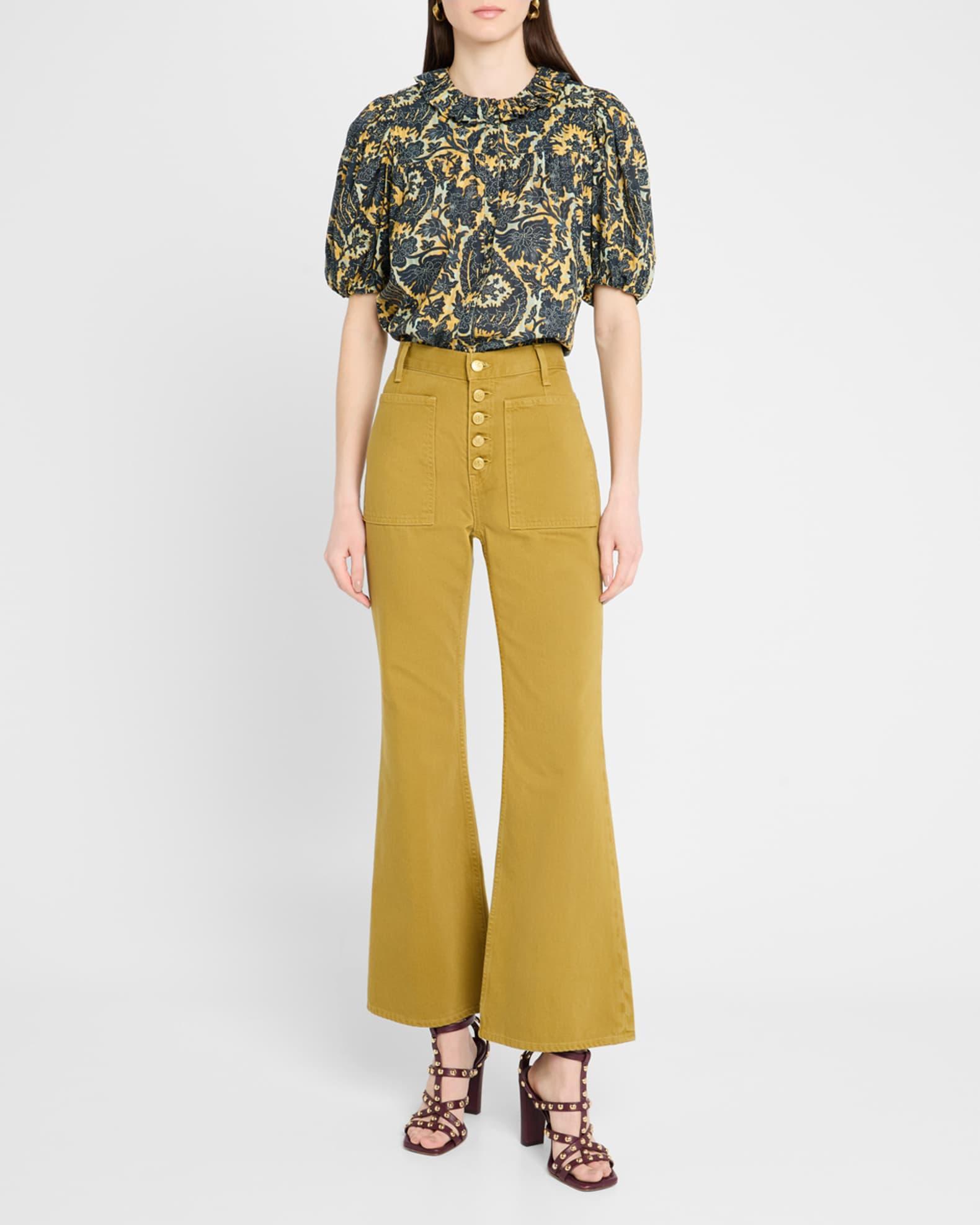 Amari Ruffle Short-Sleeve Blouse Product Image
