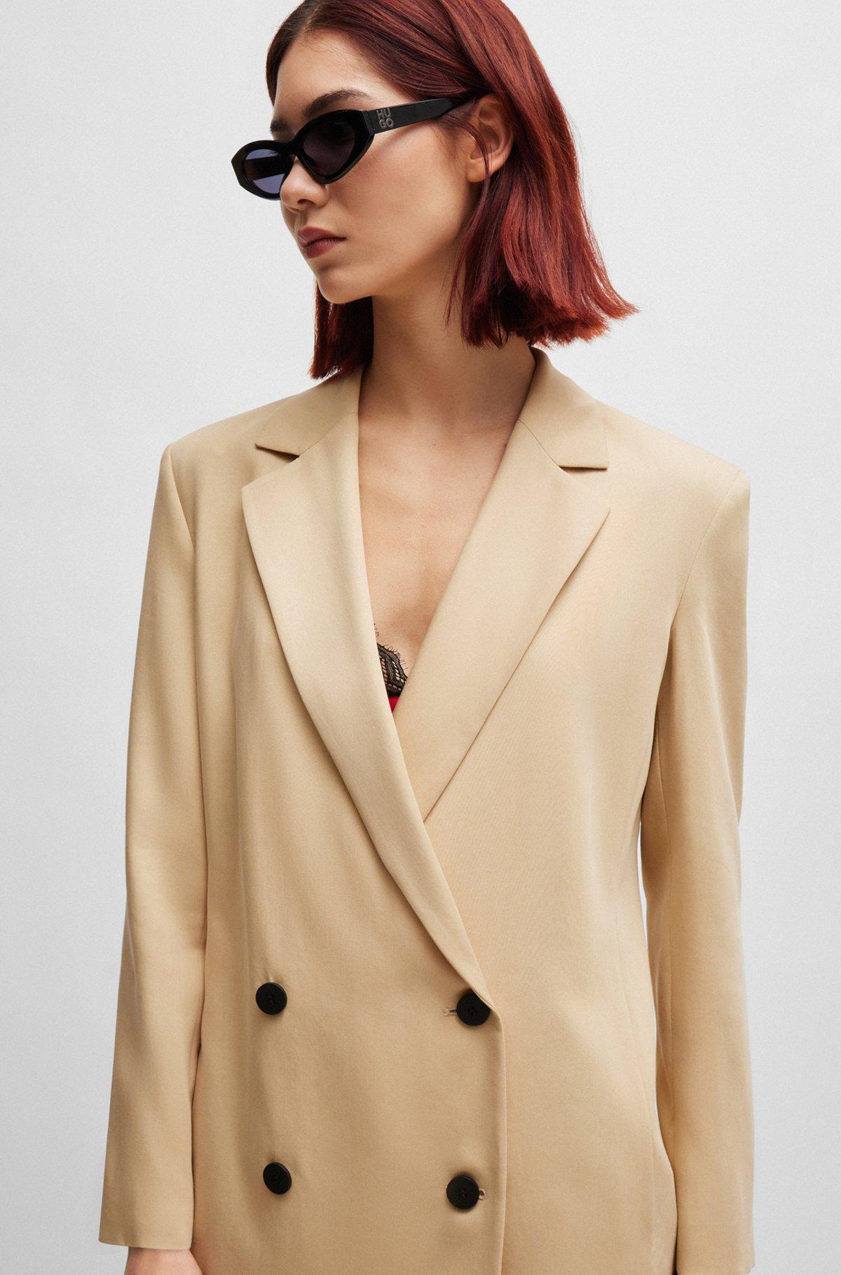 Regular-fit jacket with double-breasted closure Product Image