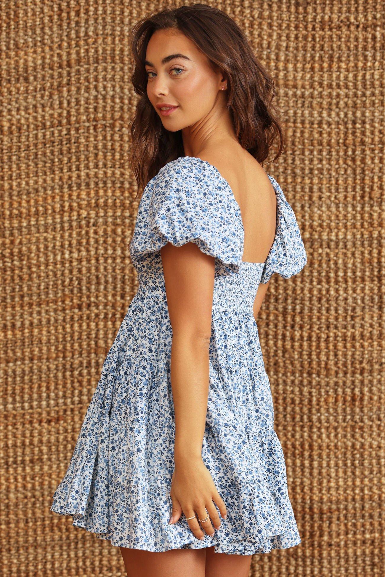 Heidi Floral Mini Dress Product Image